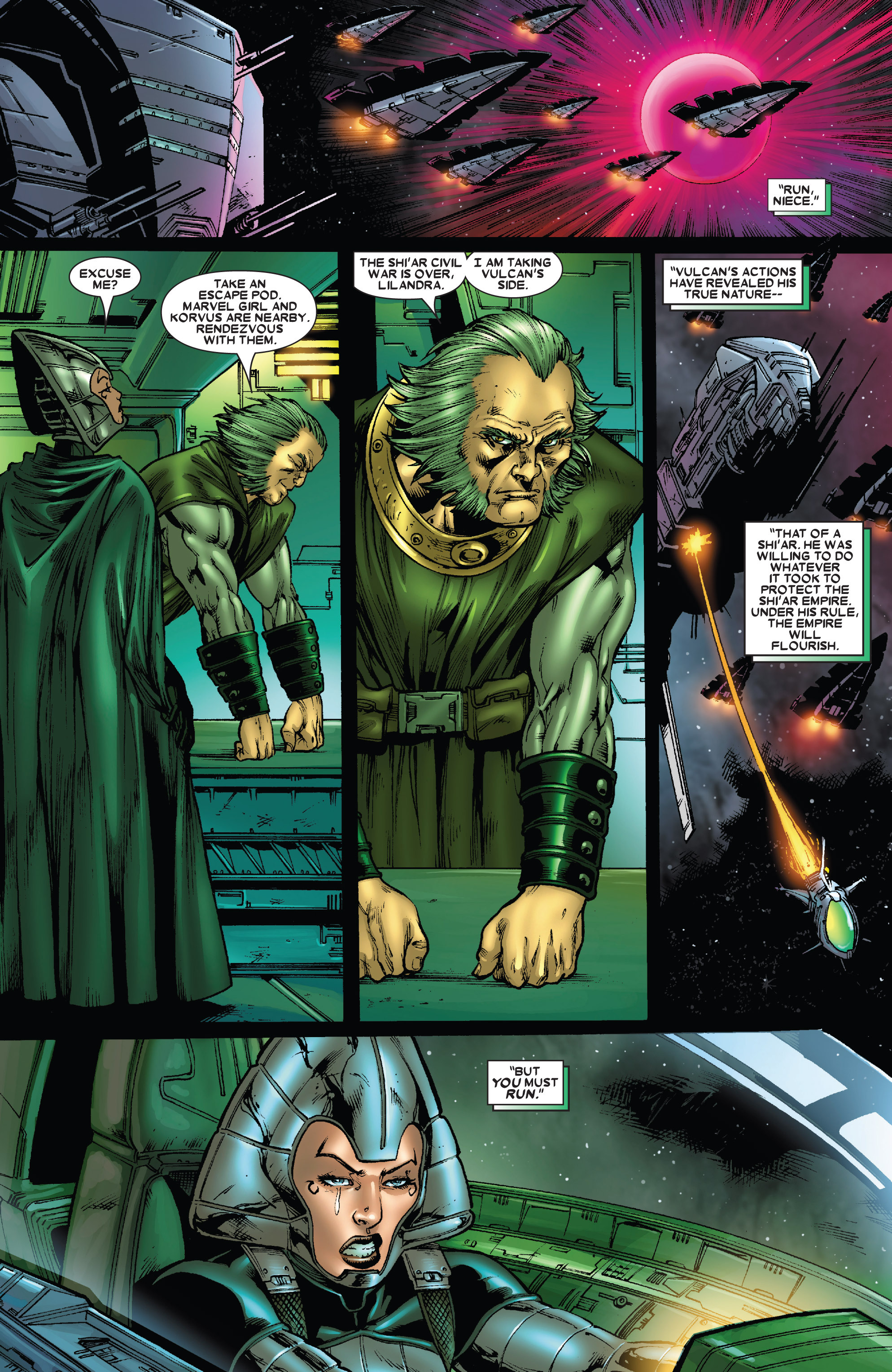 Read online X-Men: Emperor Vulcan comic -  Issue #5 - 23