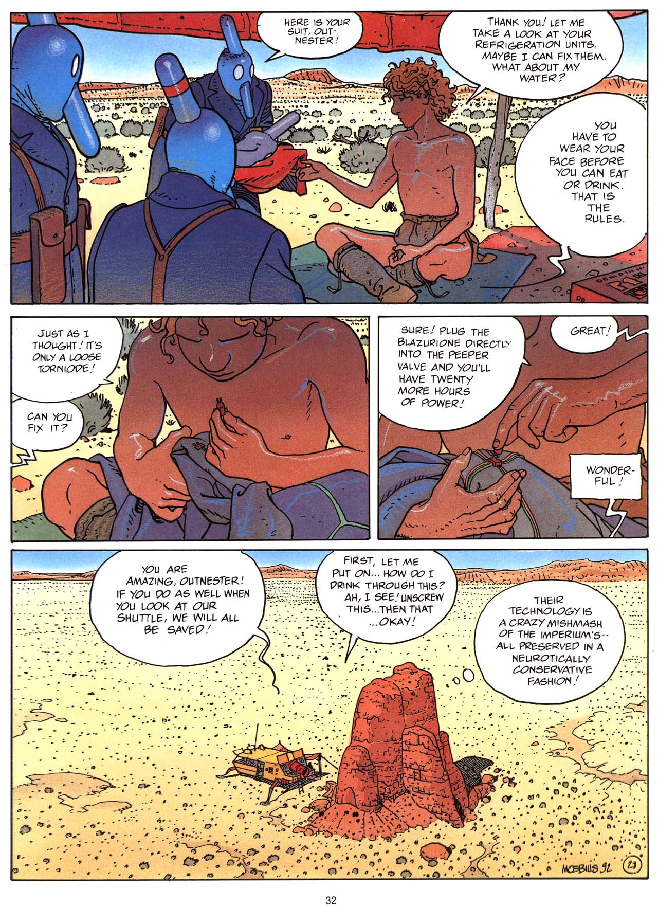 Read online Epic Graphic Novel: Moebius comic -  Issue # TPB 9 - 34