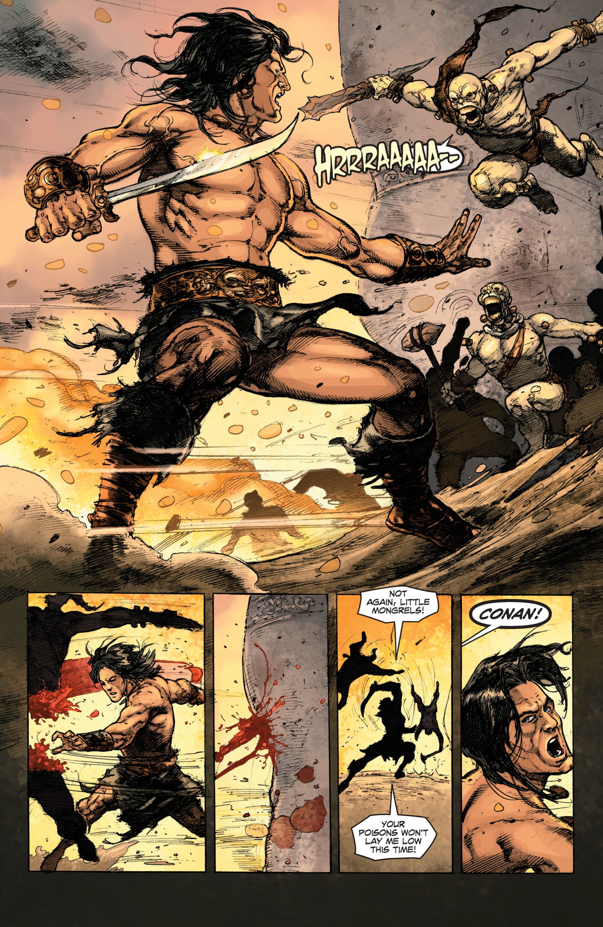 Read online Conan Chronicles Epic Collection comic -  Issue # TPB Blood In His Wake (Part 4) - 98