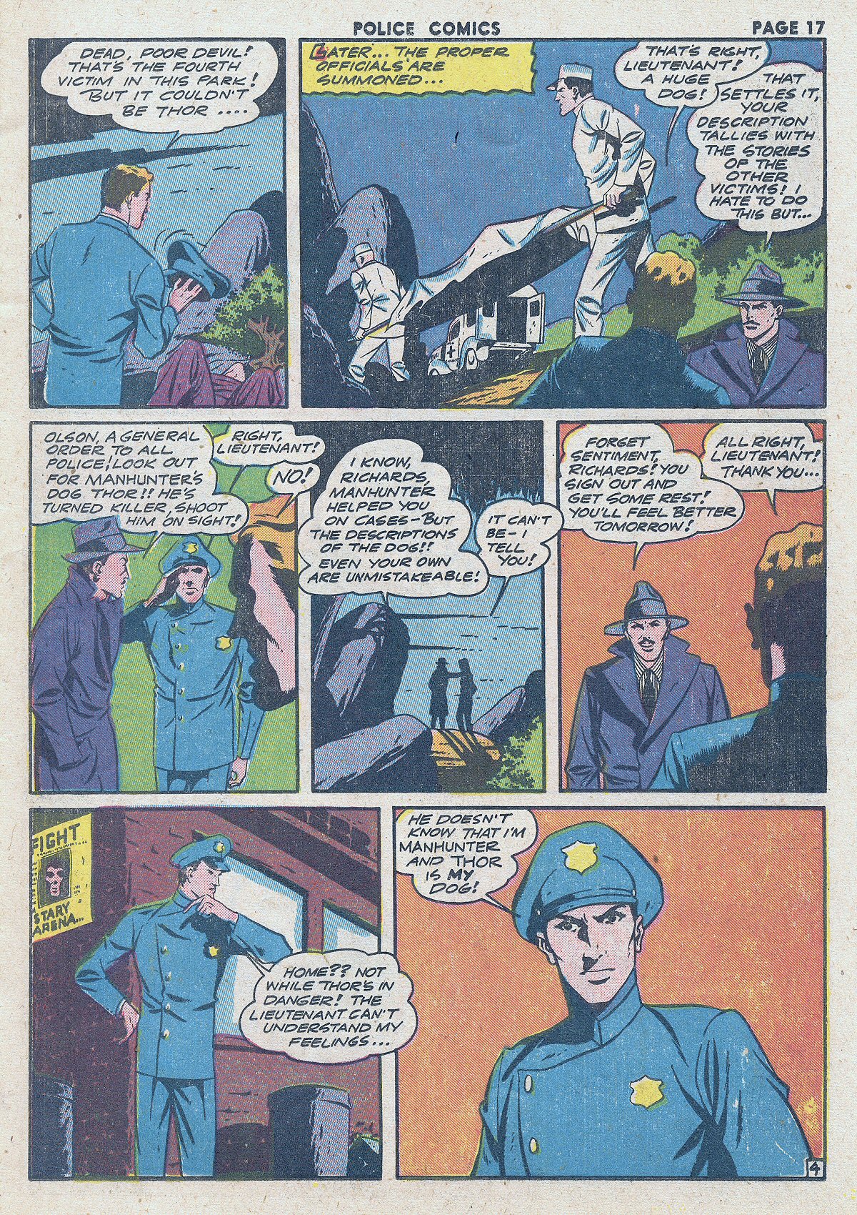 Read online Police Comics comic -  Issue #16 - 19