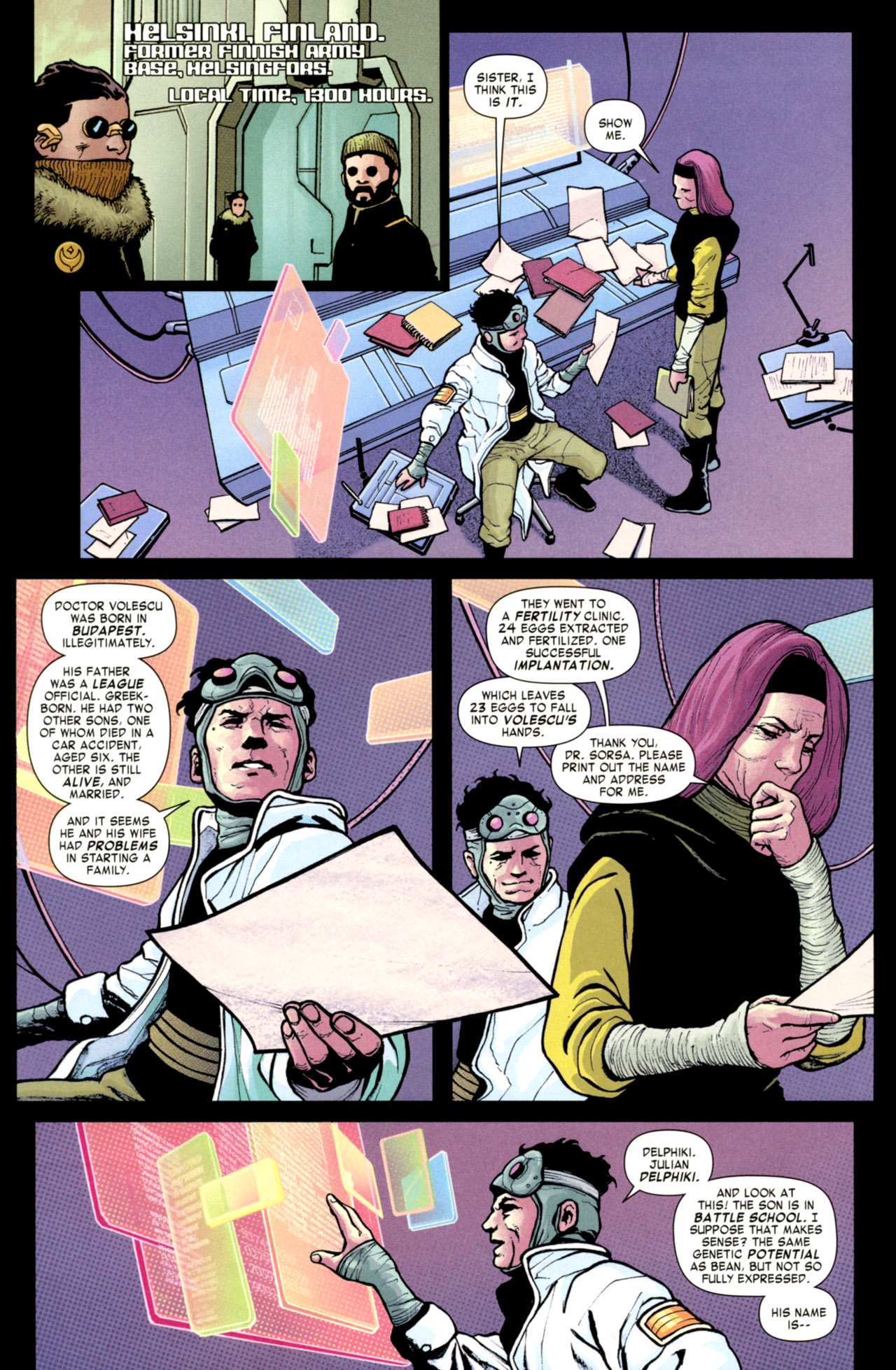 Read online Ender's Shadow: Command School comic -  Issue #1 - 23