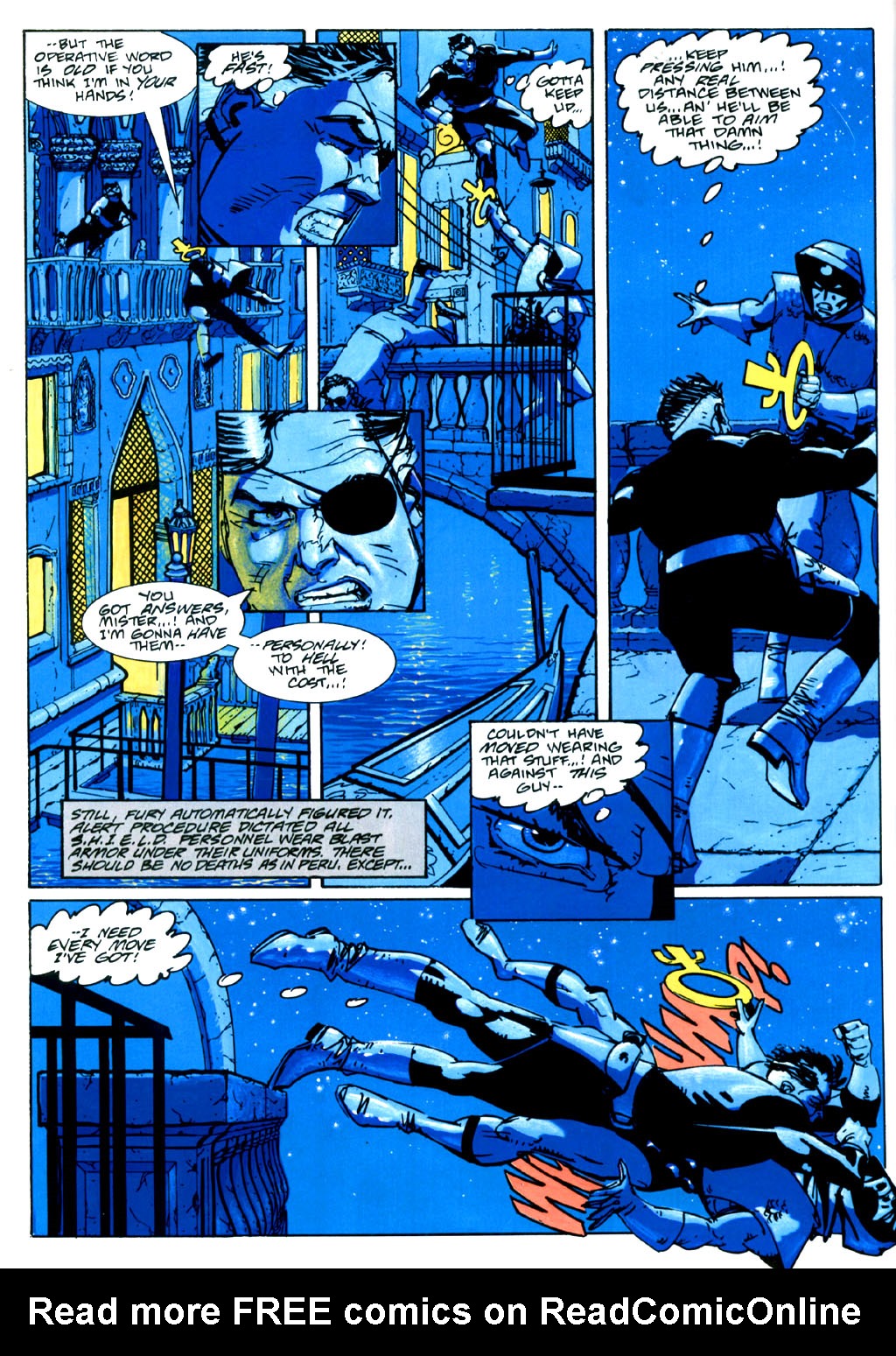 Read online Marvel Graphic Novel comic -  Issue #50 - Wolverine & Nick Fury - The Scorpio Connection - 35