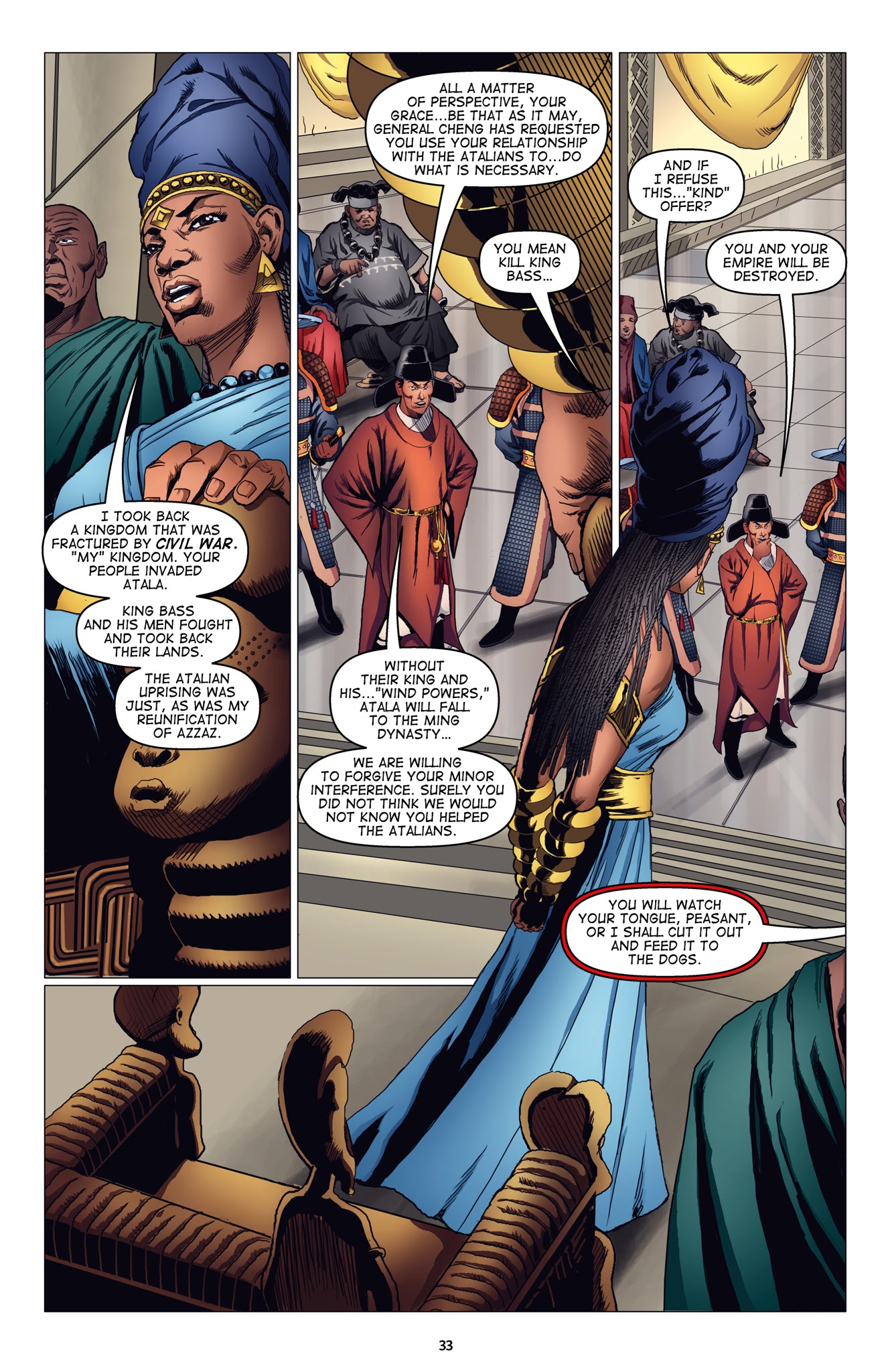 Read online Malika: Warrior Queen comic -  Issue # TPB 1 (Part 1) - 35