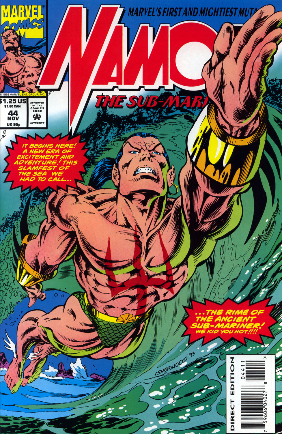 Read online Namor, The Sub-Mariner comic -  Issue #44 - 1