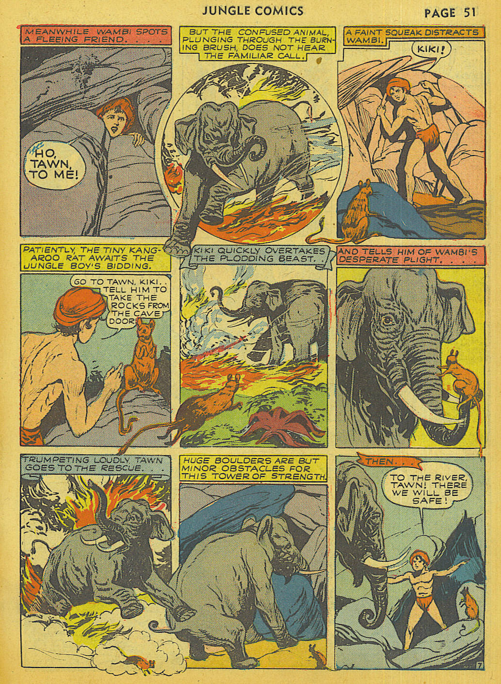 Read online Jungle Comics comic -  Issue #27 - 53