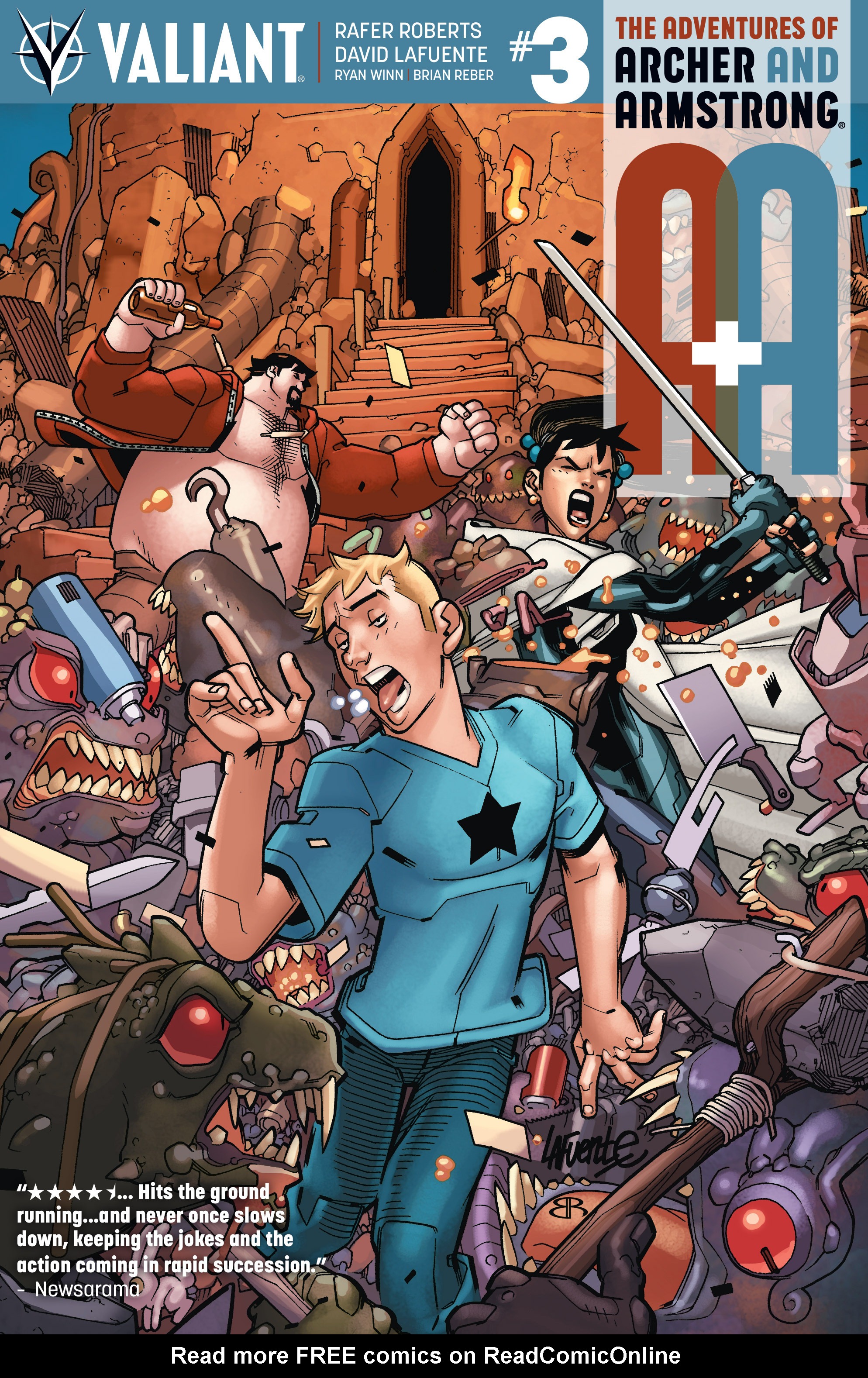 Read online A&A: The Adventures of Archer & Armstrong comic -  Issue #3 - 1