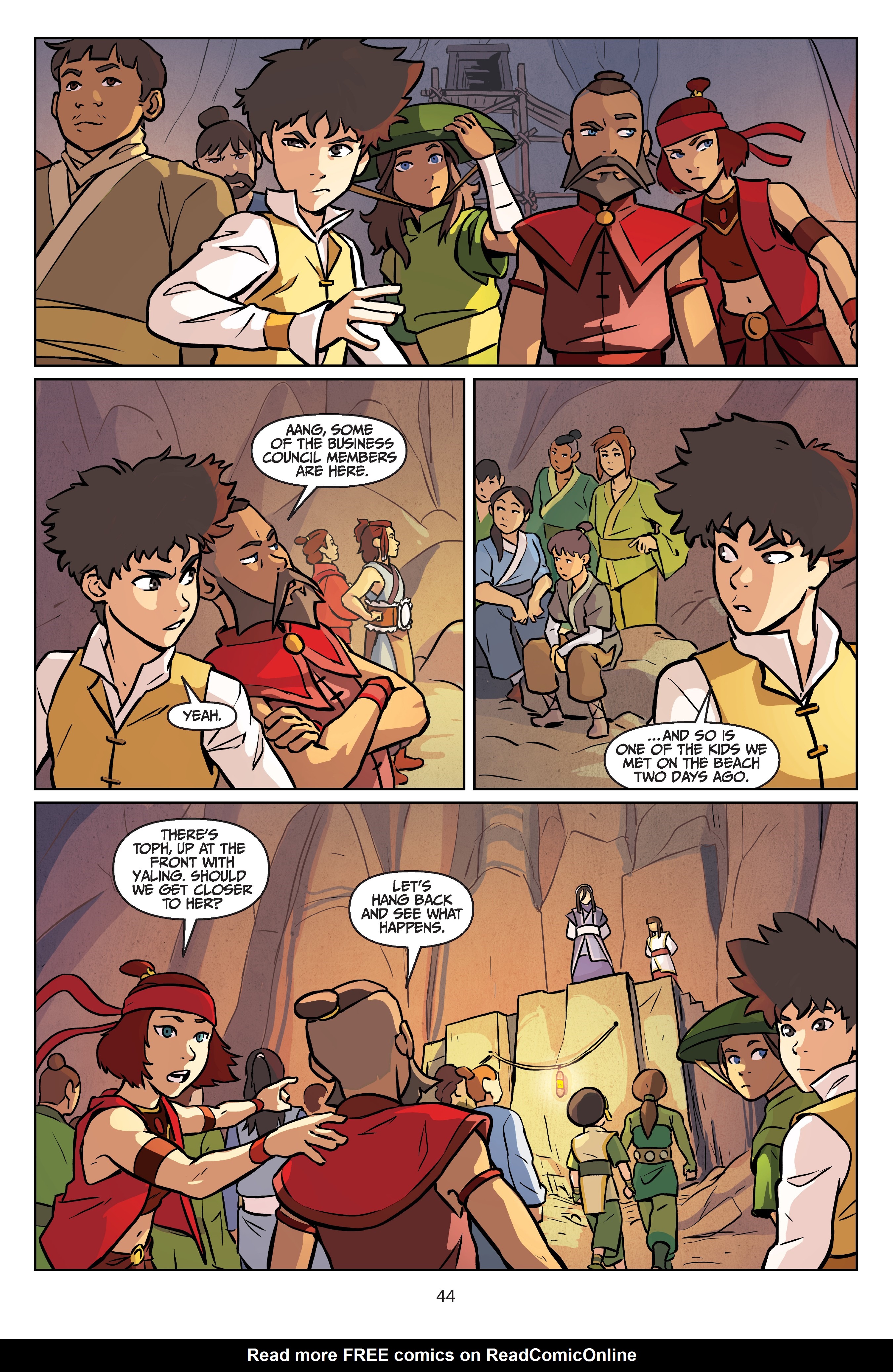 Read online Nickelodeon Avatar: The Last Airbender - Imbalance comic -  Issue # TPB 2 - 45
