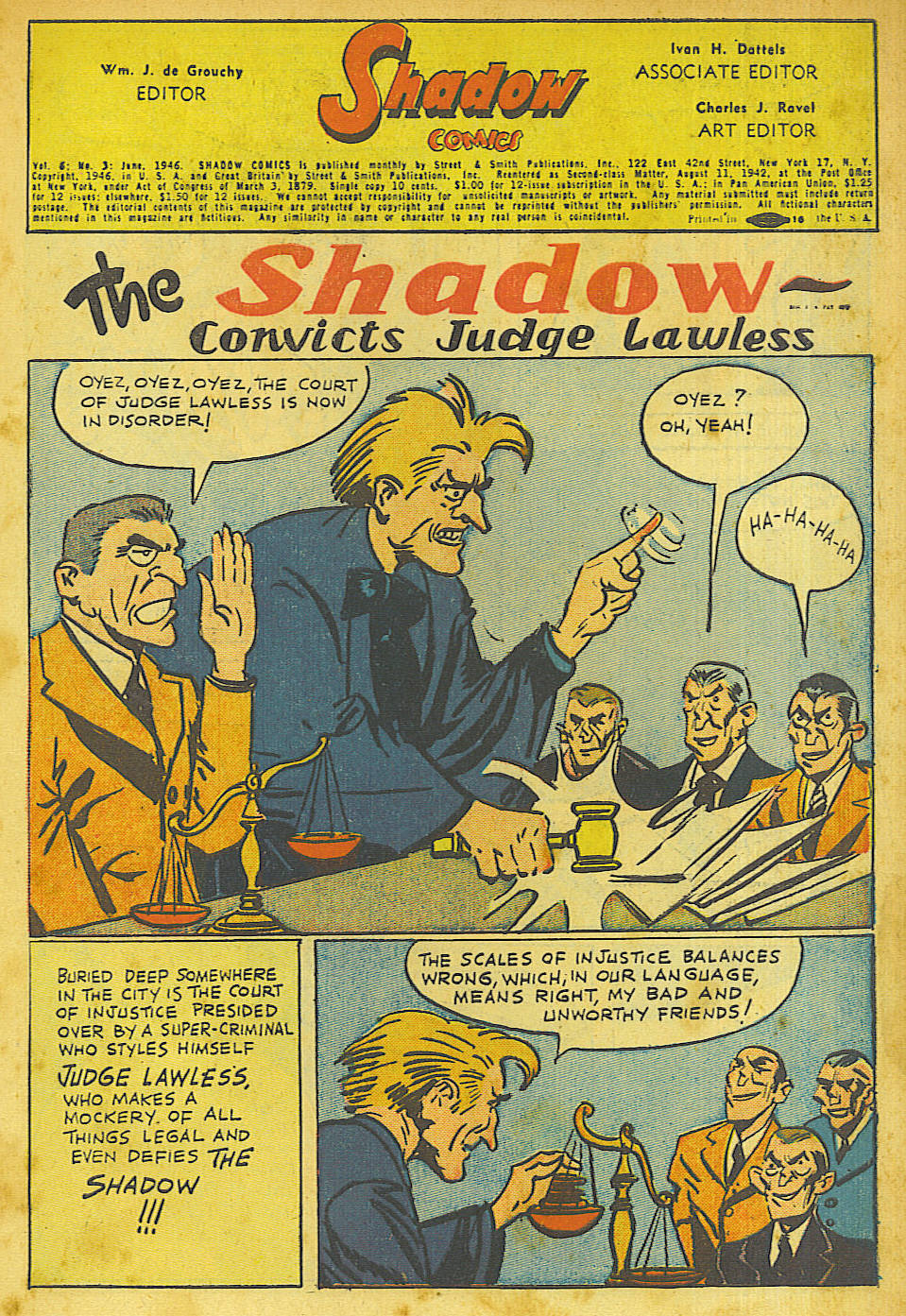 Read online Shadow Comics comic -  Issue #63 - 1