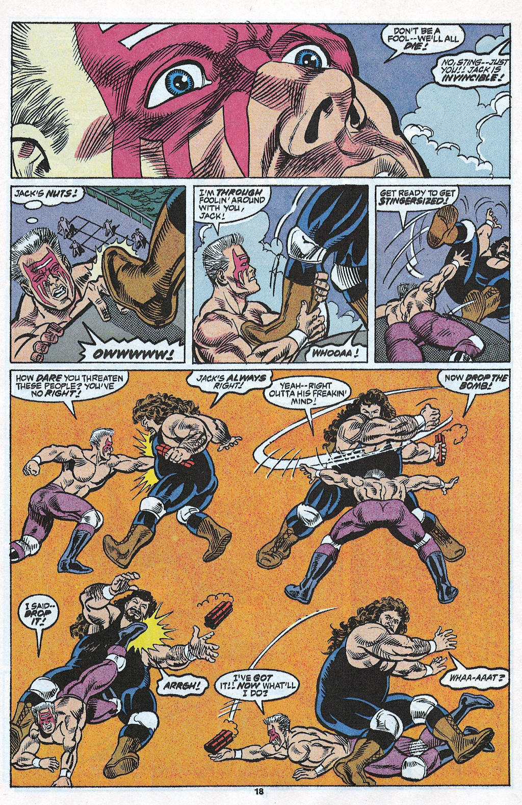 Read online WCW World Championship Wrestling comic -  Issue #3 - 20