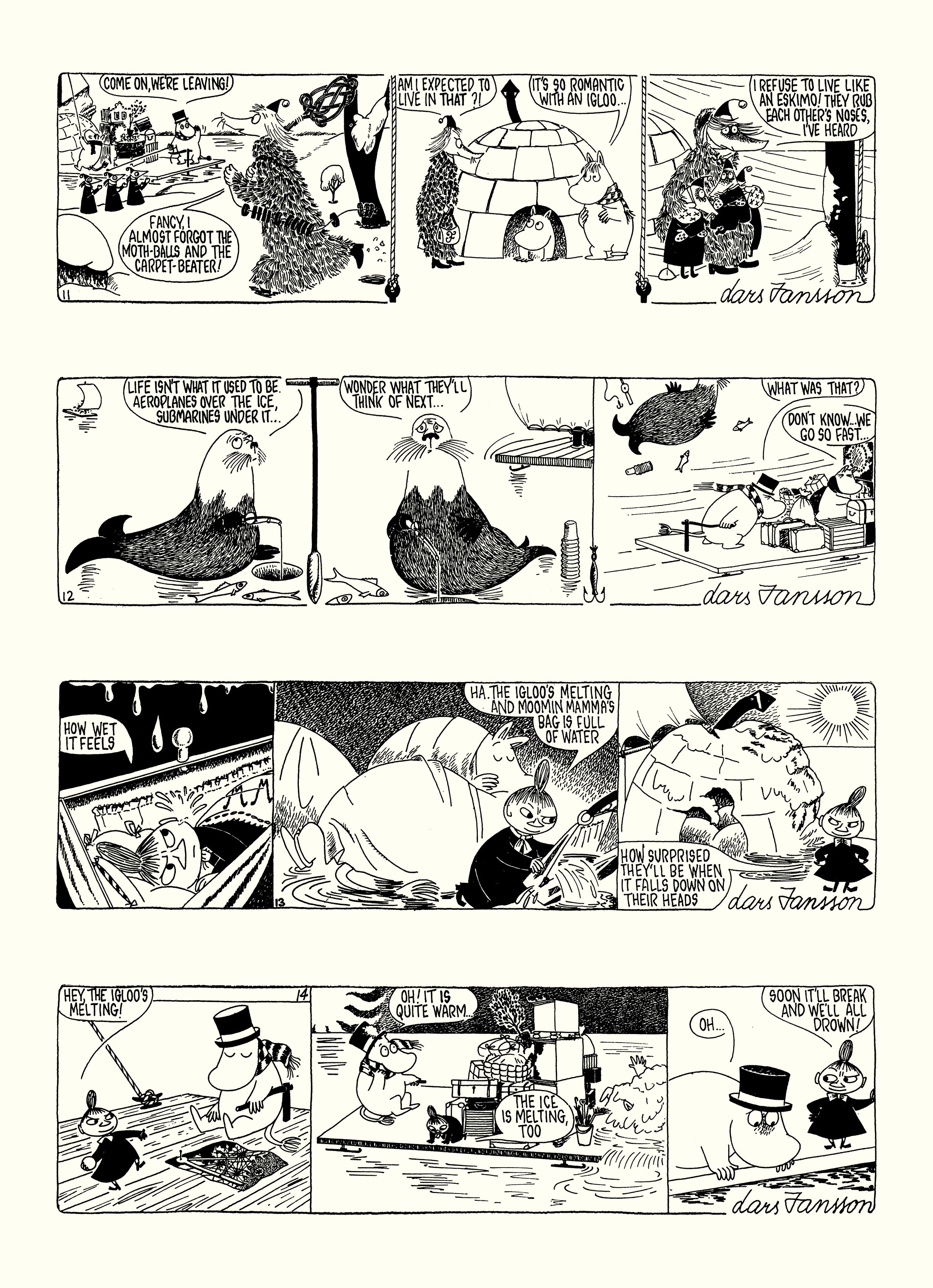 Read online Moomin: The Complete Lars Jansson Comic Strip comic -  Issue # TPB 7 - 9