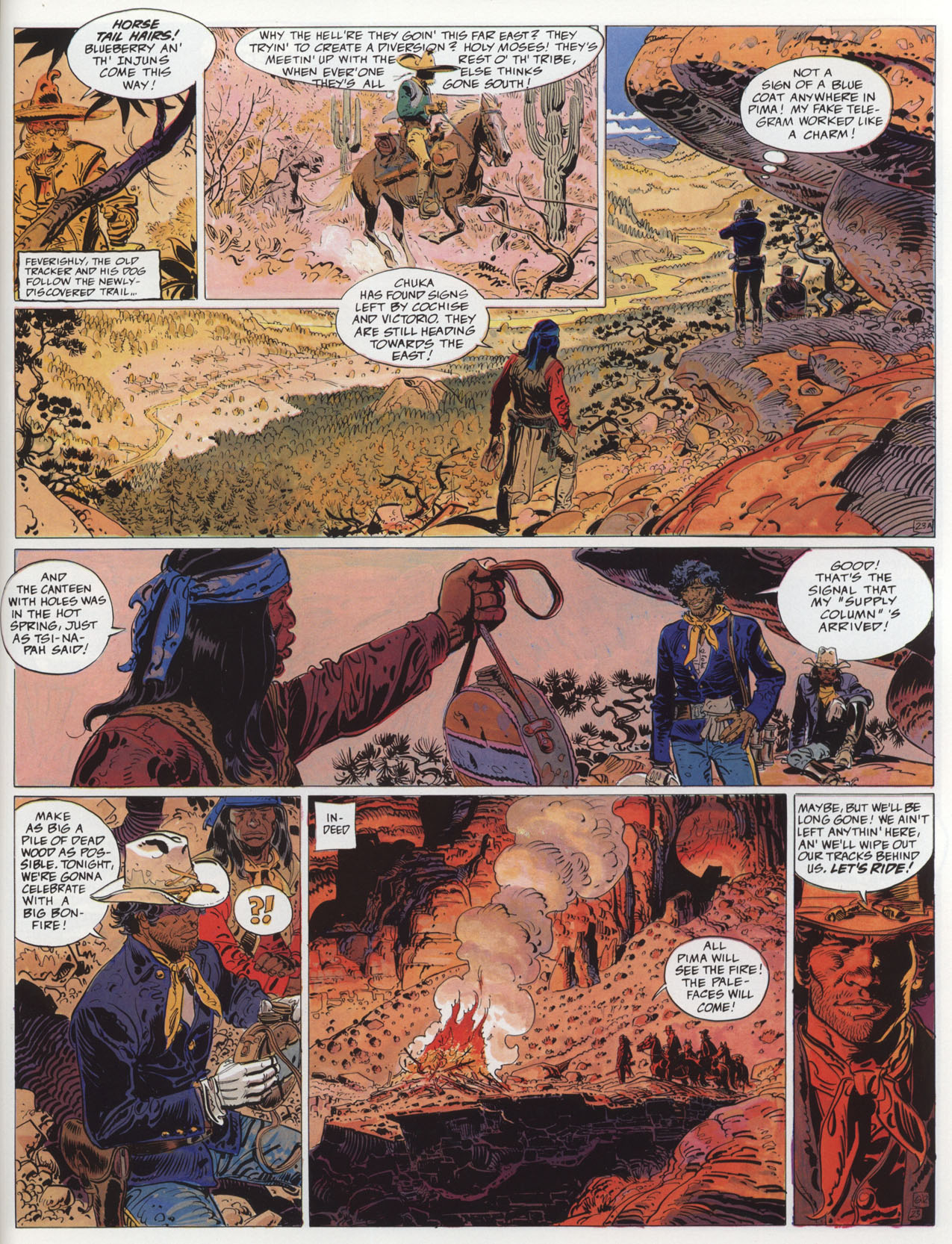 Read online Epic Graphic Novel: Blueberry comic -  Issue #4 - 75