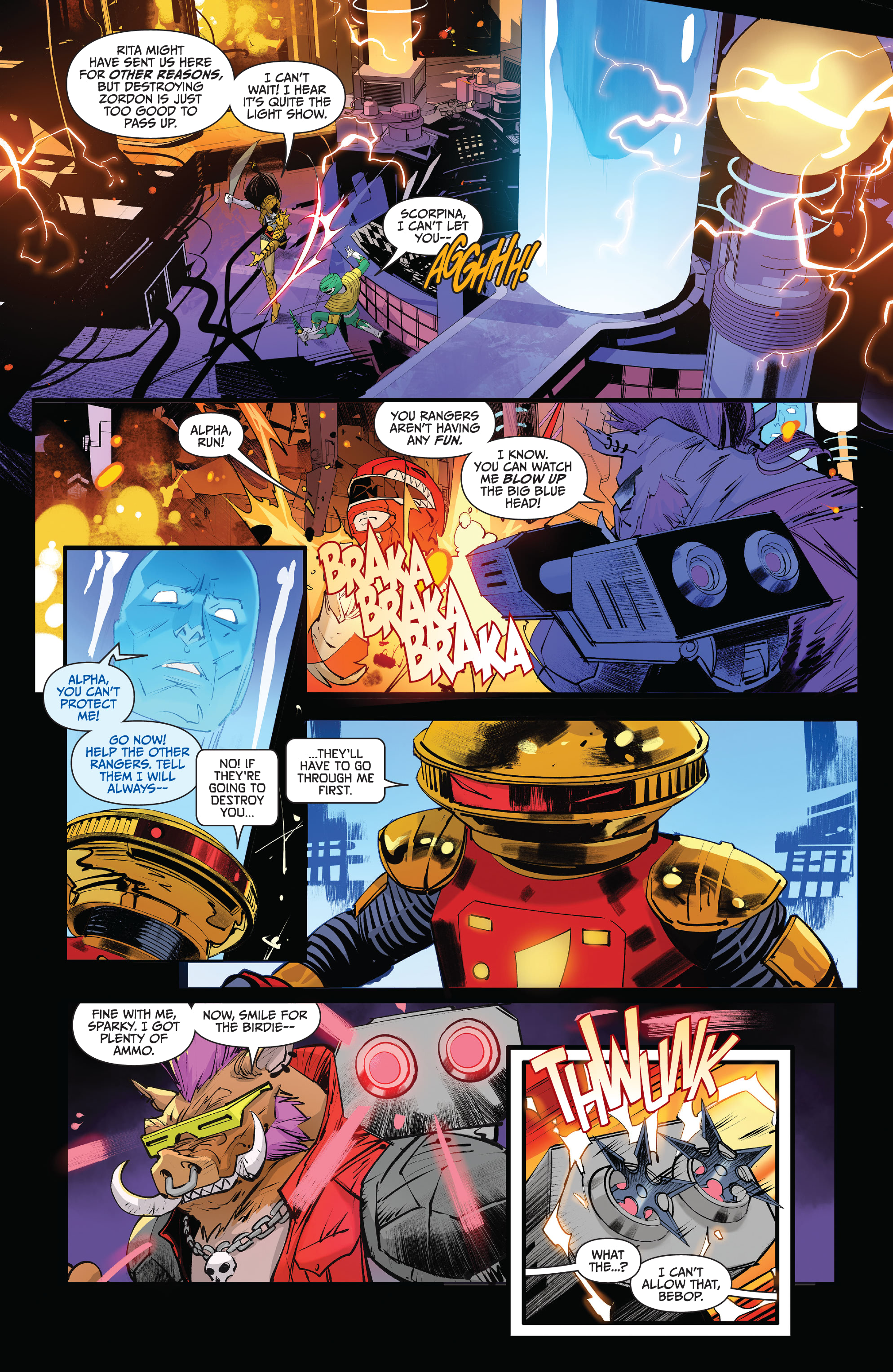 Read online Mighty Morphin Power Rangers/ Teenage Mutant Ninja Turtles II comic -  Issue #2 - 22