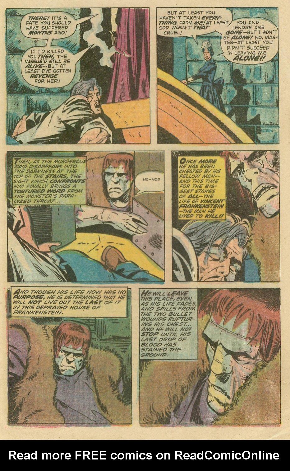Read online Frankenstein (1973) comic -  Issue #11 - 15