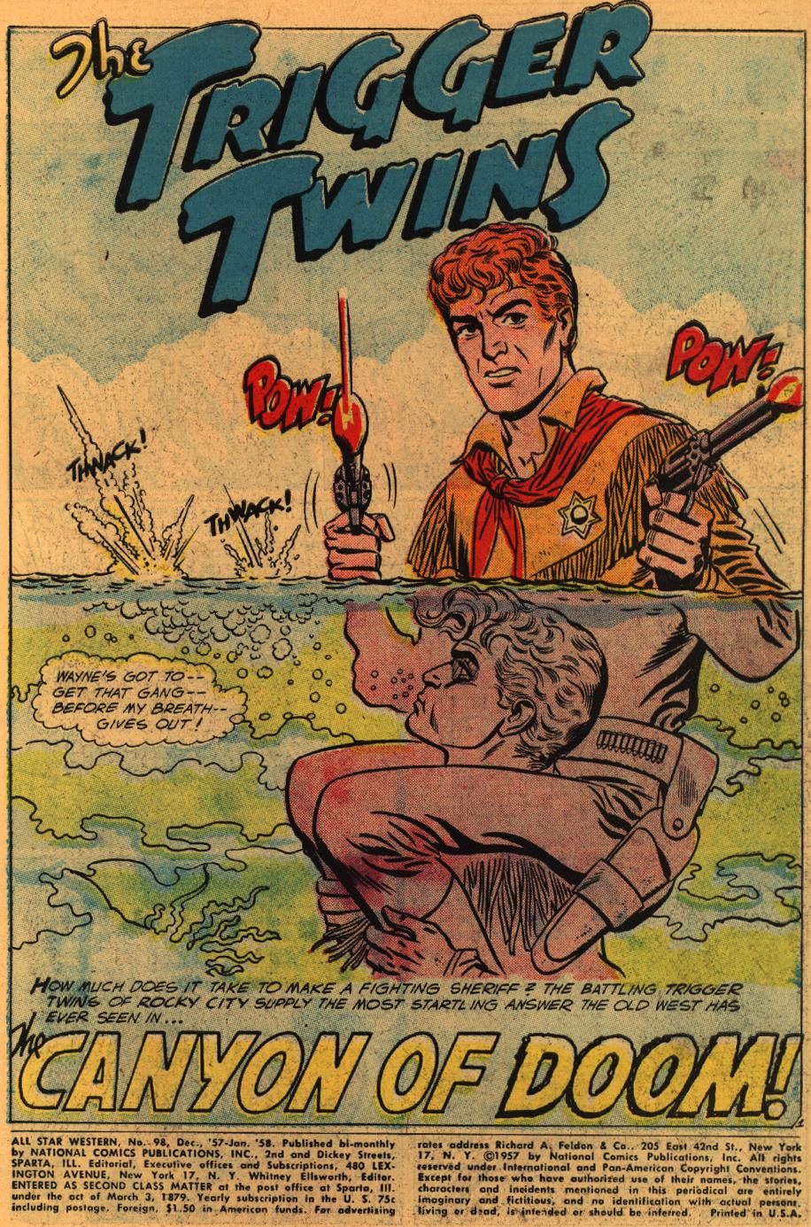 Read online All-Star Western (1951) comic -  Issue #98 - 3