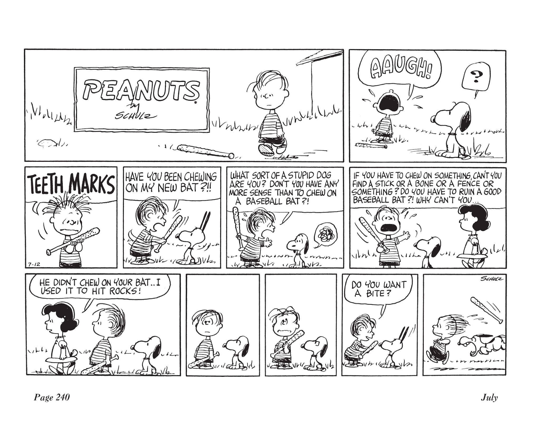 Read online The Complete Peanuts comic -  Issue # TPB 7 - 251