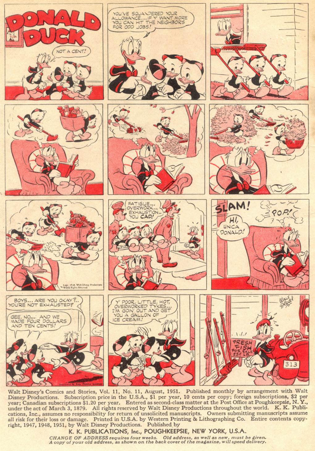 Read online Walt Disney's Comics and Stories comic -  Issue #131 - 2