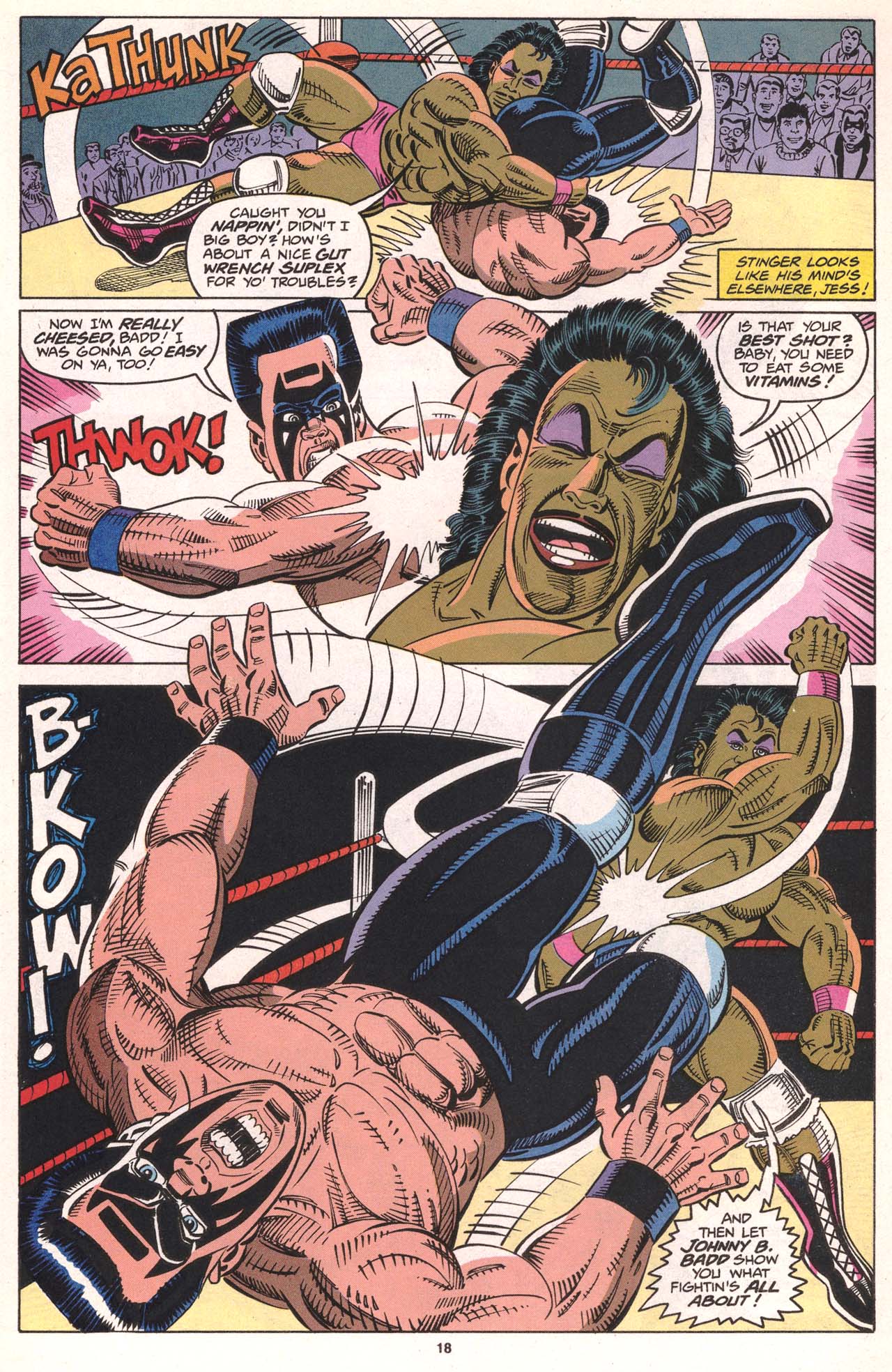 Read online WCW World Championship Wrestling comic -  Issue #10 - 19