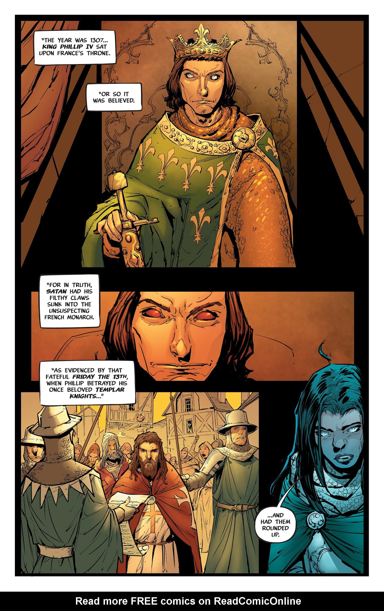 Read online Pestilence: A Story of Satan comic -  Issue #4 - 9