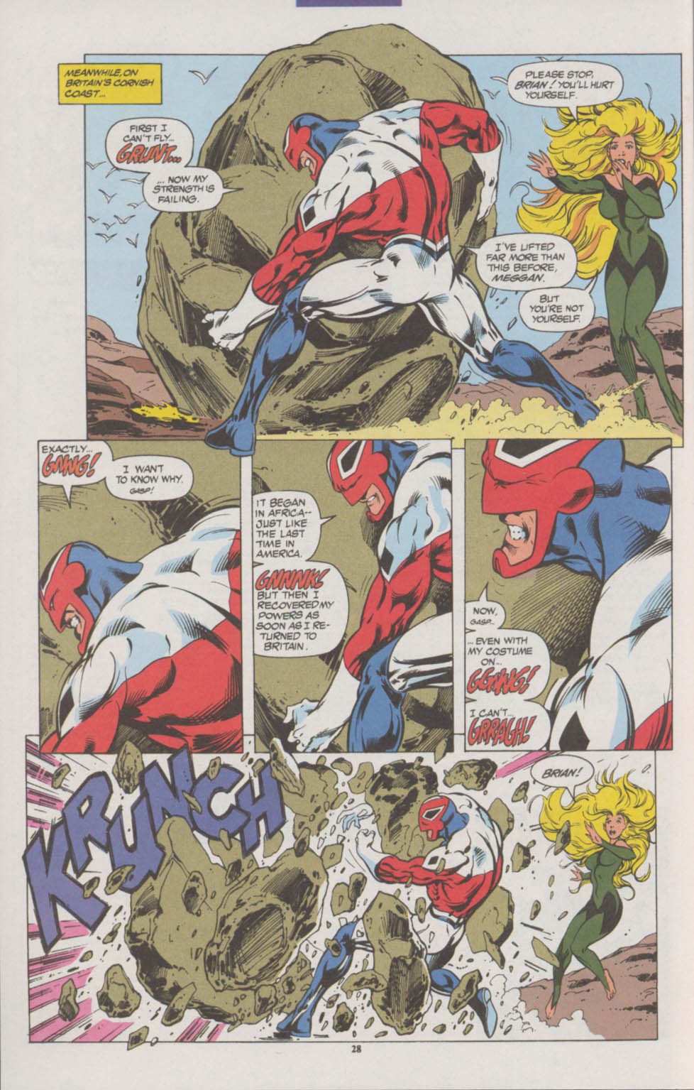 Read online Excalibur (1988) comic -  Issue #63 - 21