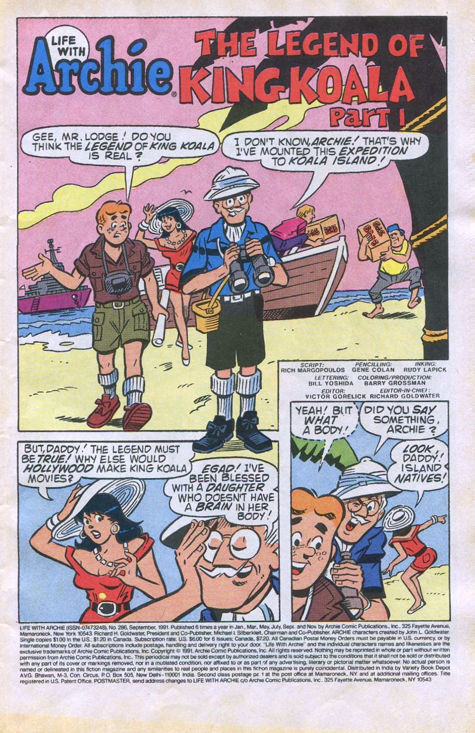 Read online Life With Archie (1958) comic -  Issue #286 - 3