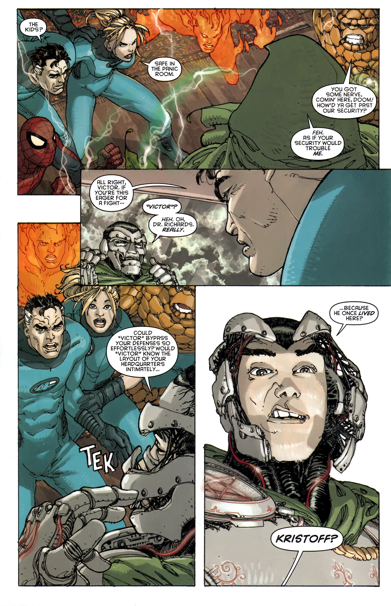 Read online Spider-Man/Fantastic Four comic -  Issue #4 - 7