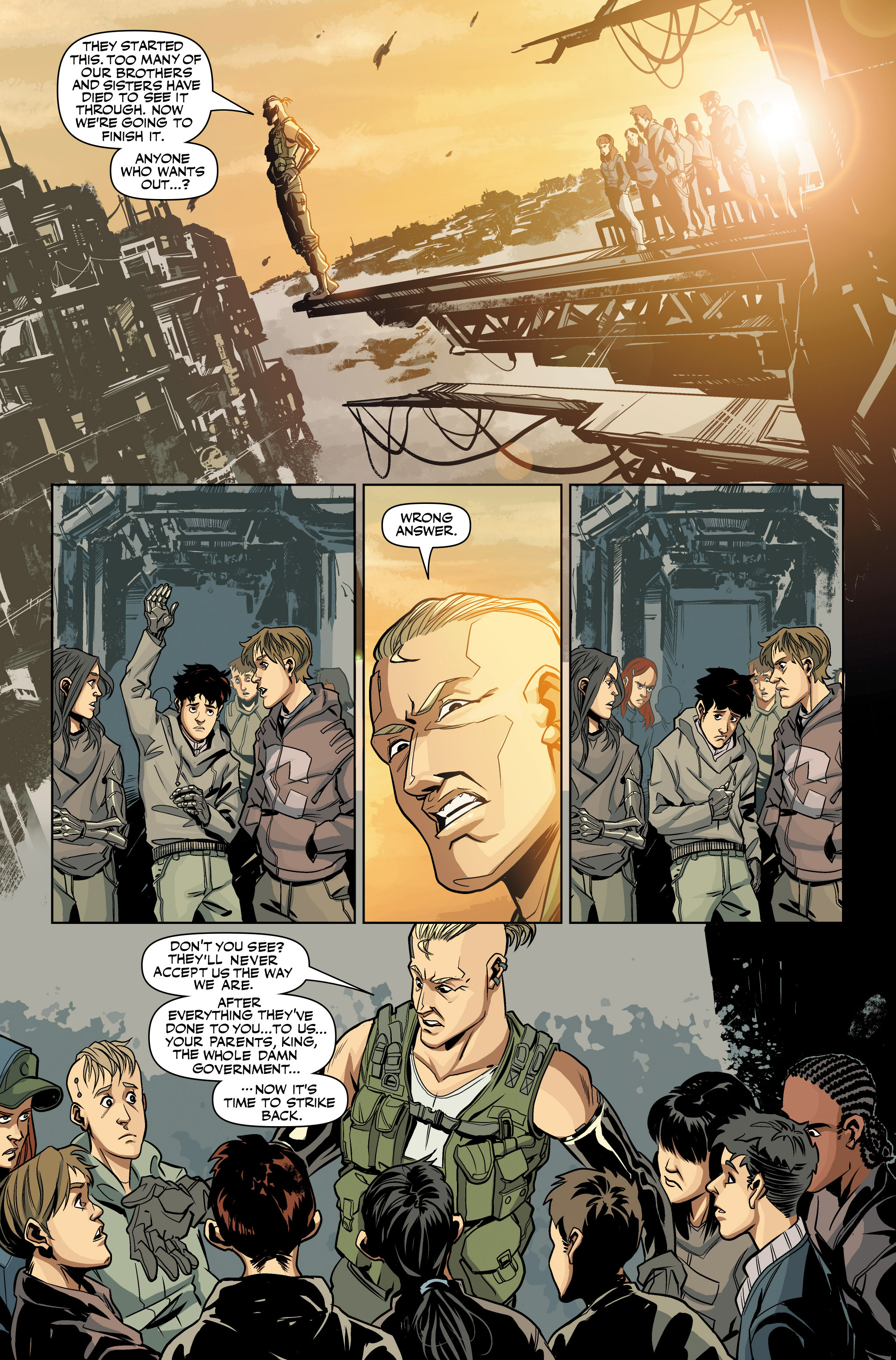 Read online Deus Ex: Children's Crusade comic -  Issue #4 - 9