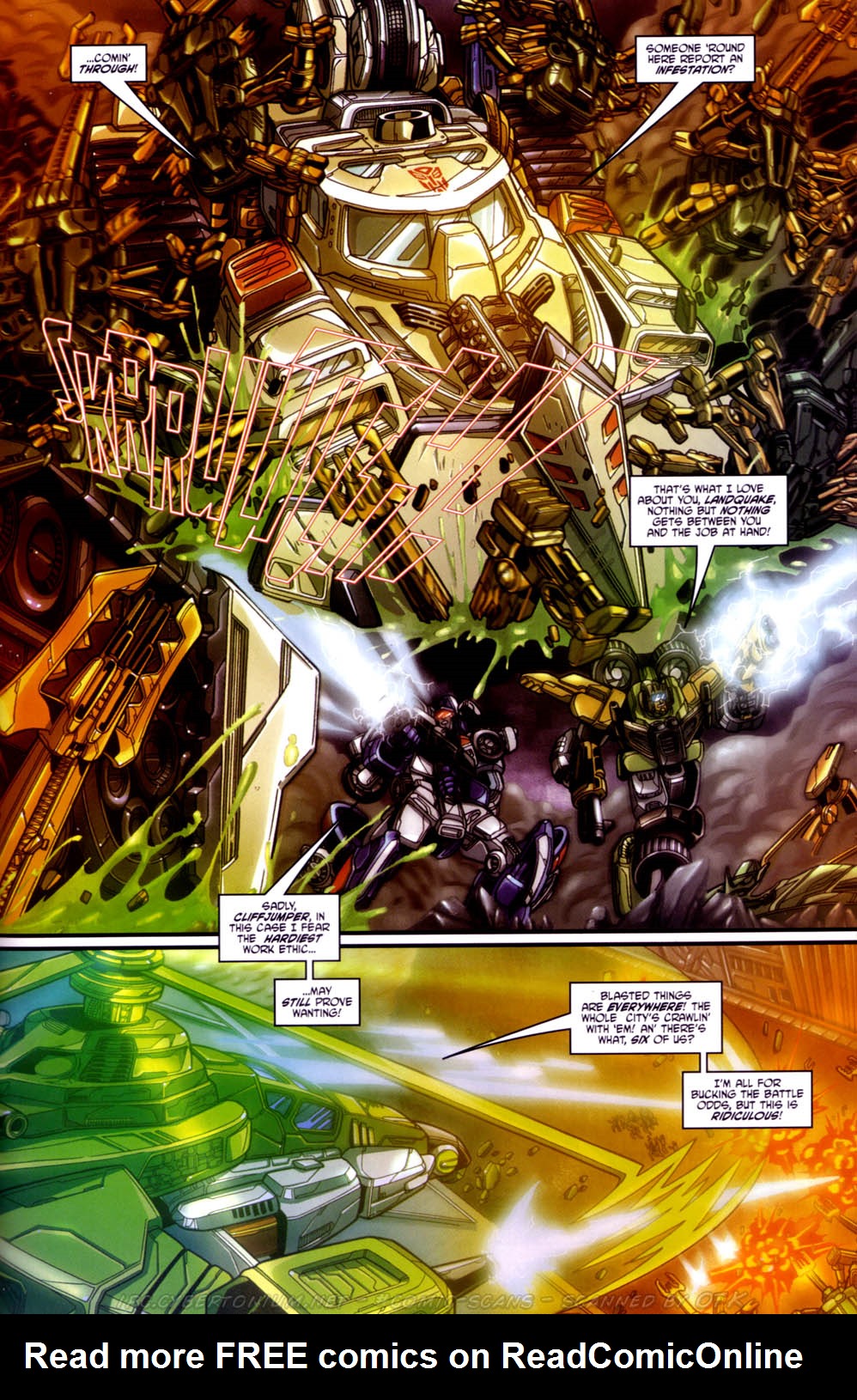 Read online Transformers Energon comic -  Issue #28 - 6