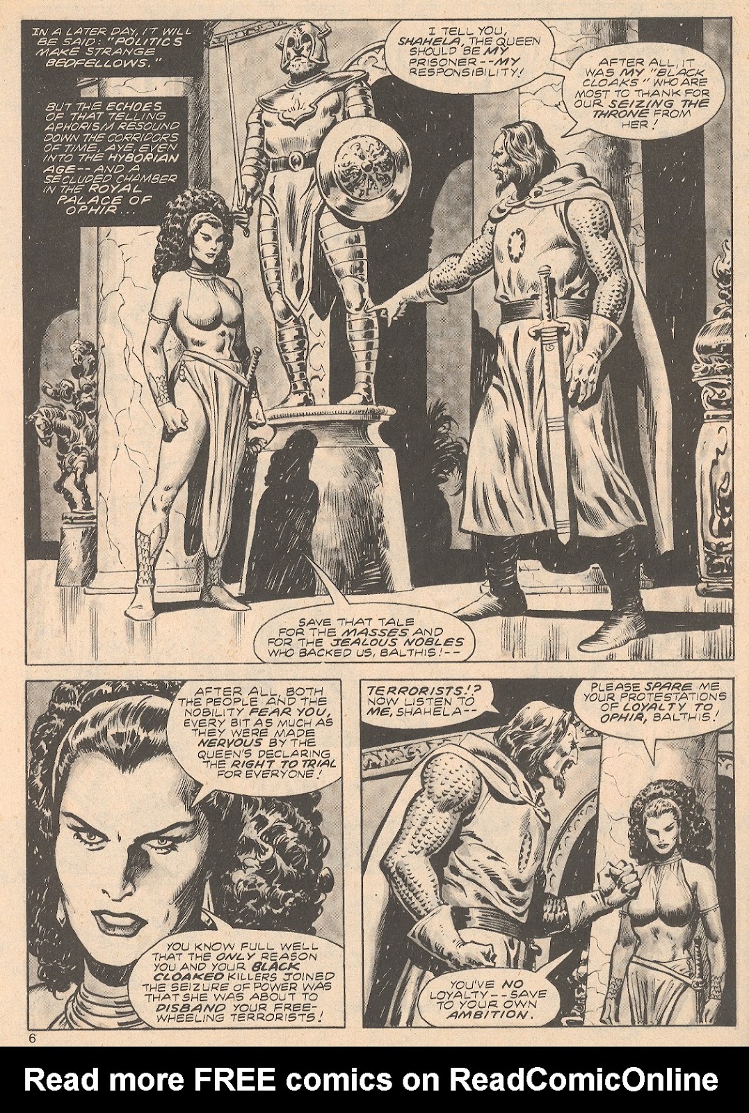 The Savage Sword Of Conan issue 68 - Page 6