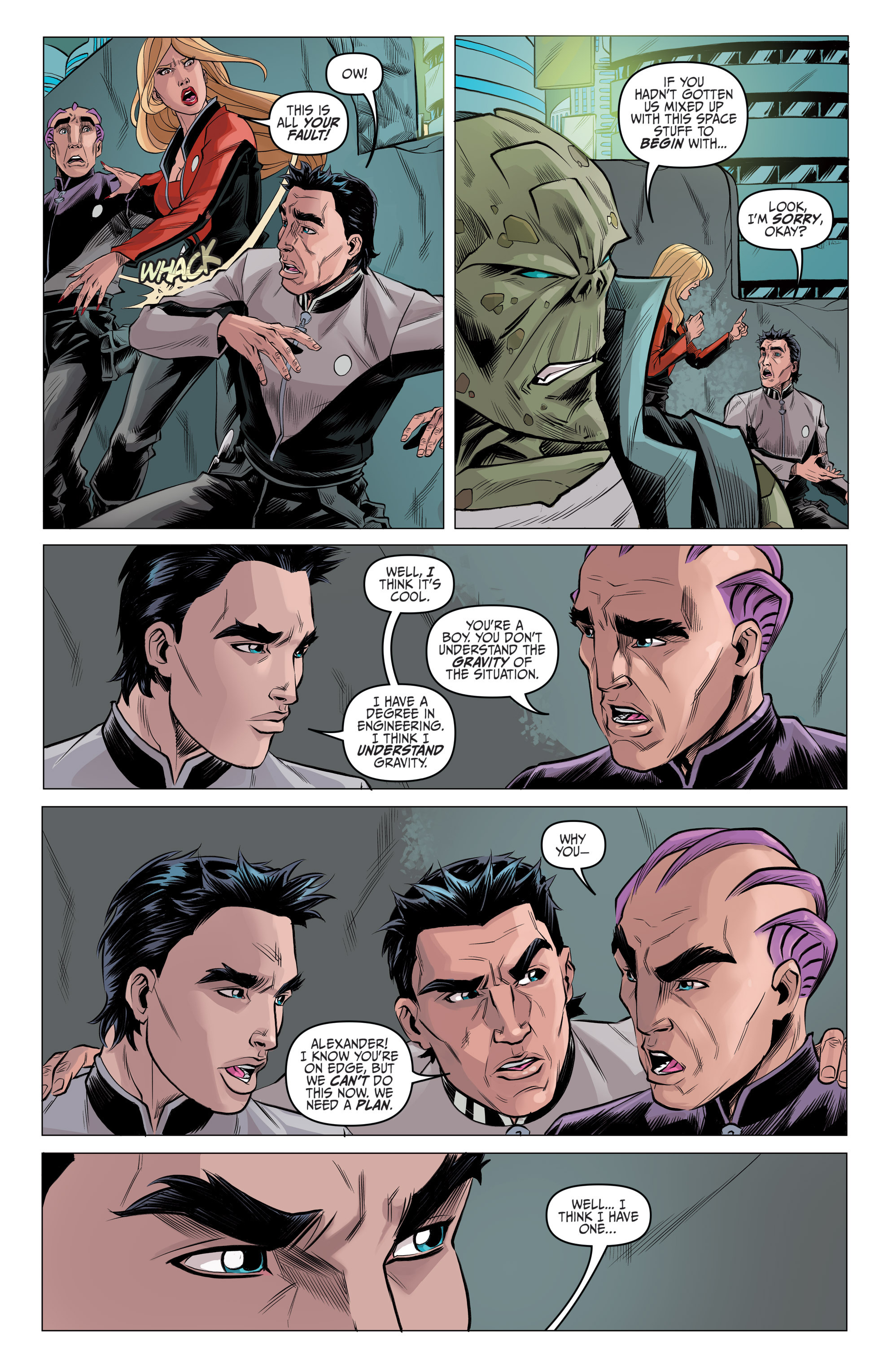 Read online Galaxy Quest: The Journey Continues comic -  Issue #4 - 13