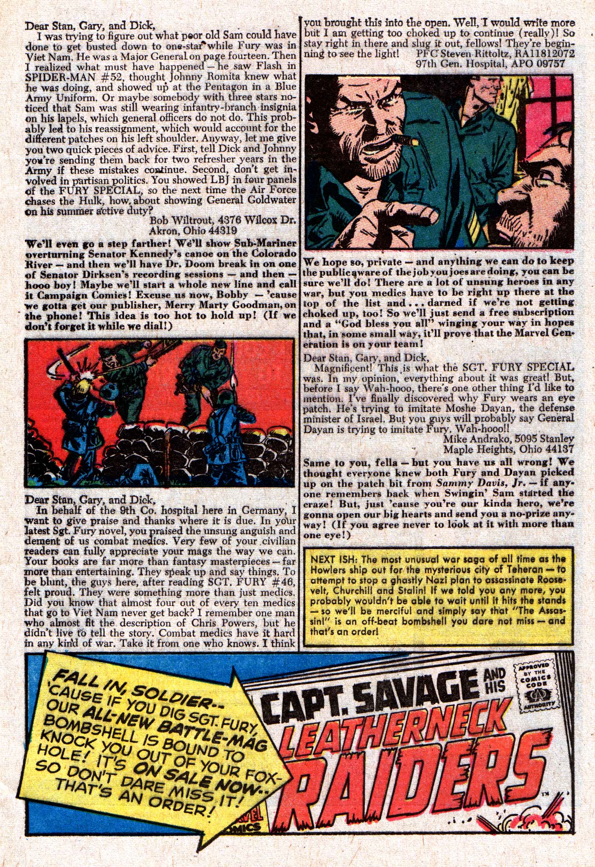Read online Sgt. Fury comic -  Issue #50 - 33
