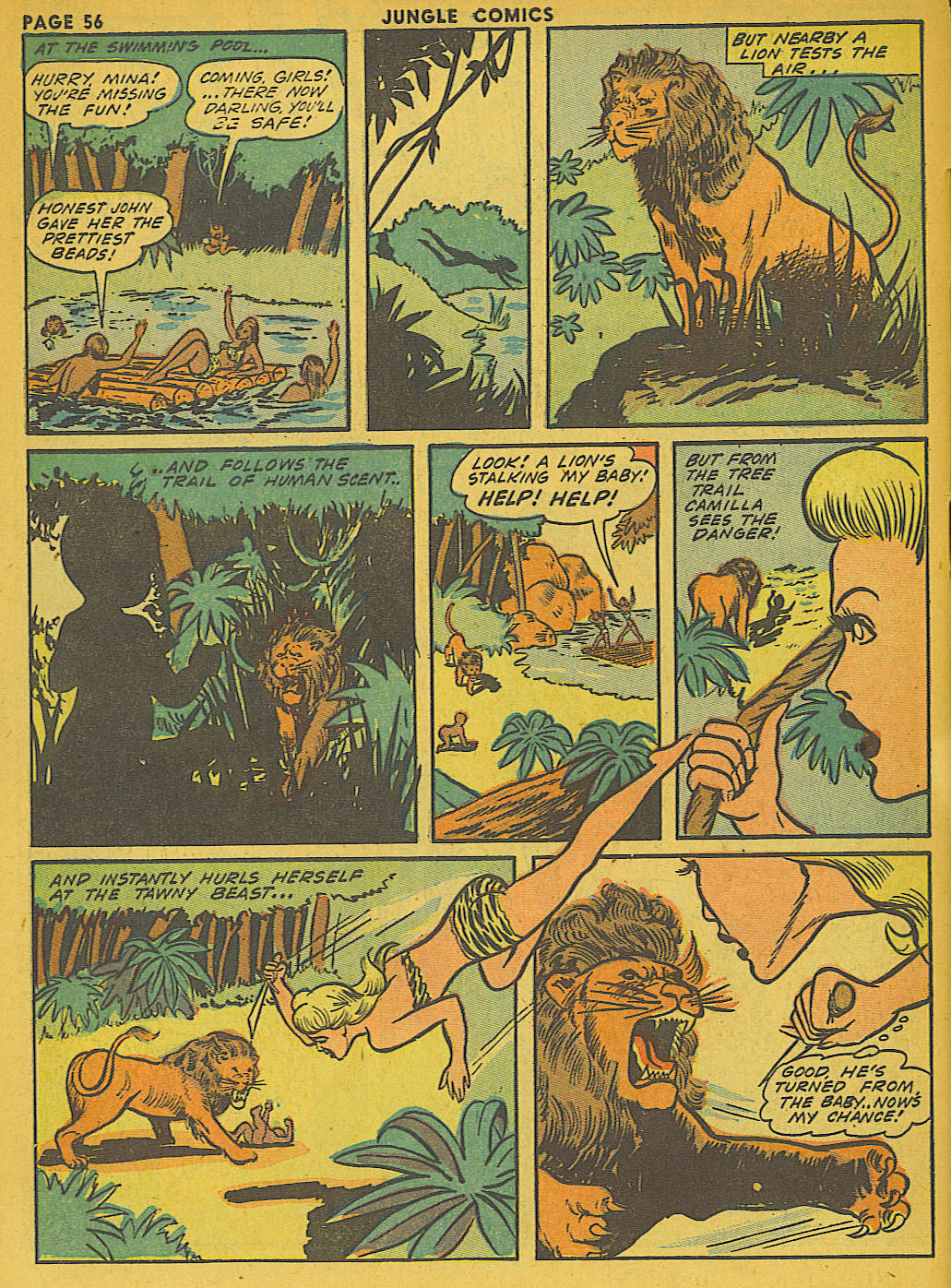 Read online Jungle Comics comic -  Issue #41 - 58