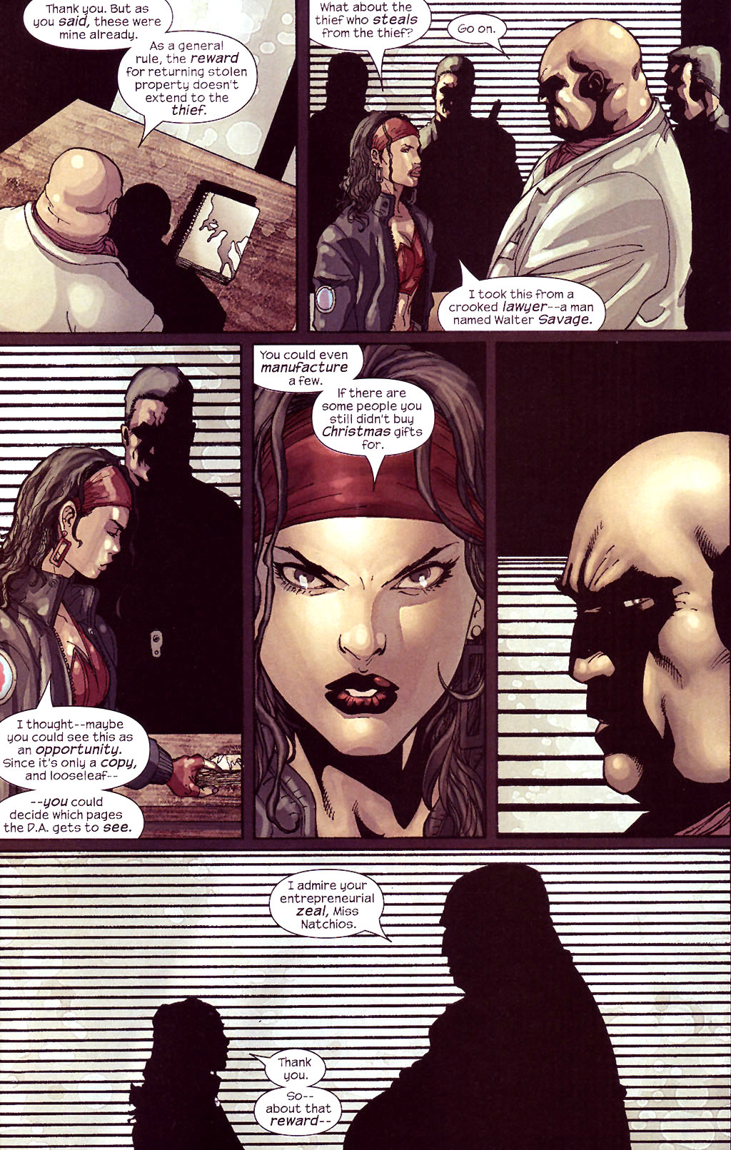 Read online Ultimate Elektra comic -  Issue #5 - 17