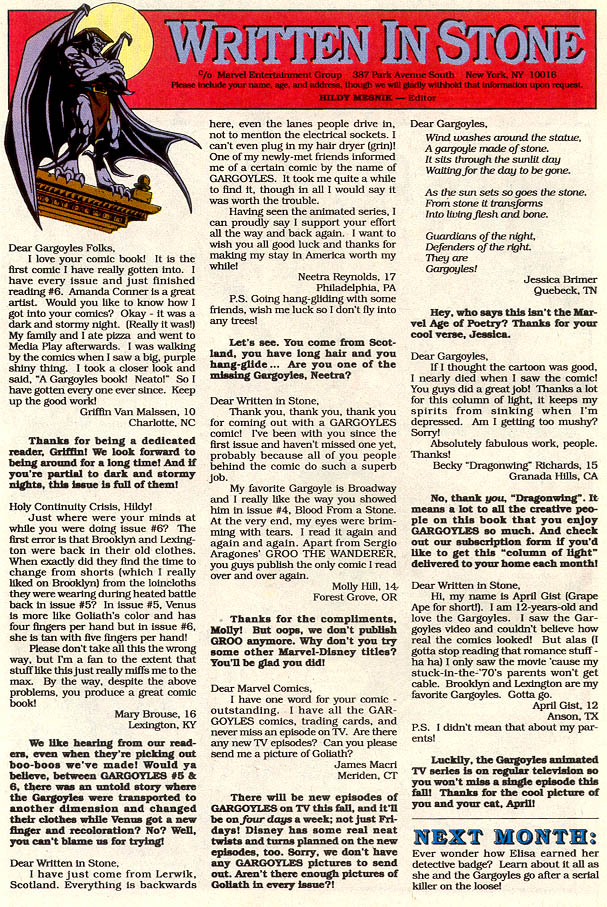 Read online Gargoyles (1995) comic -  Issue #9 - The Egg And I - 23