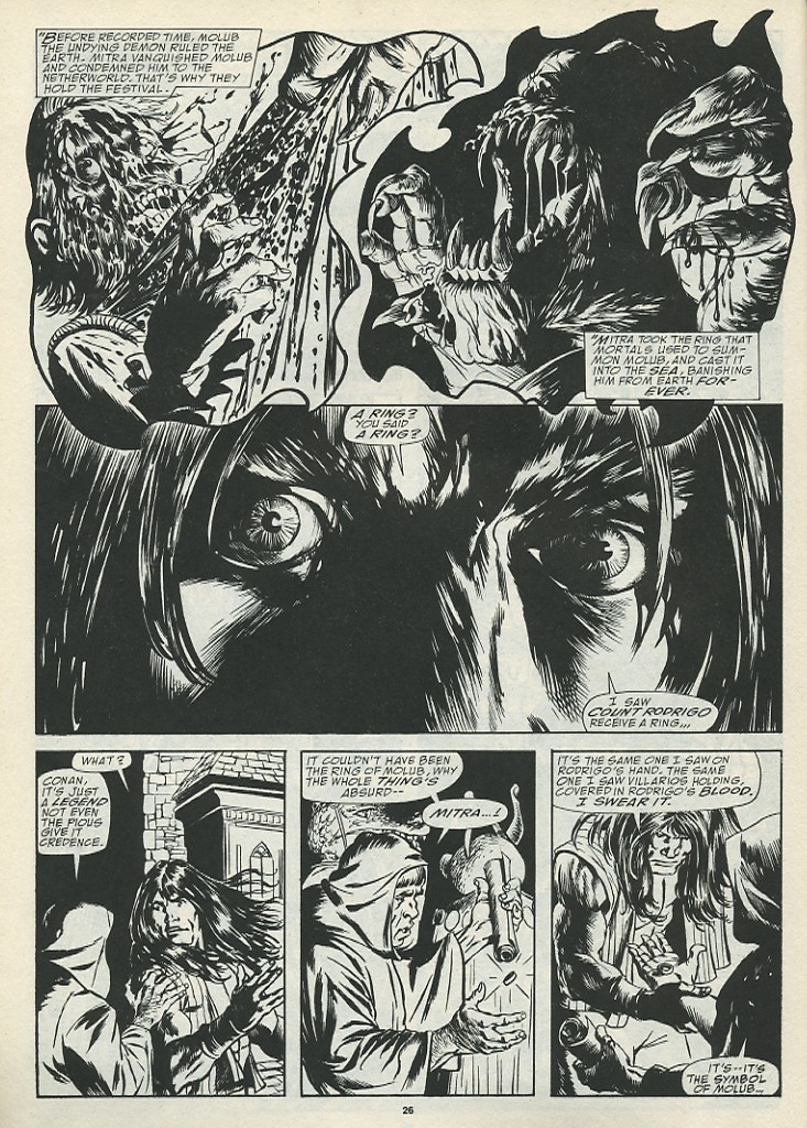Read online The Savage Sword Of Conan comic -  Issue #185 - 28