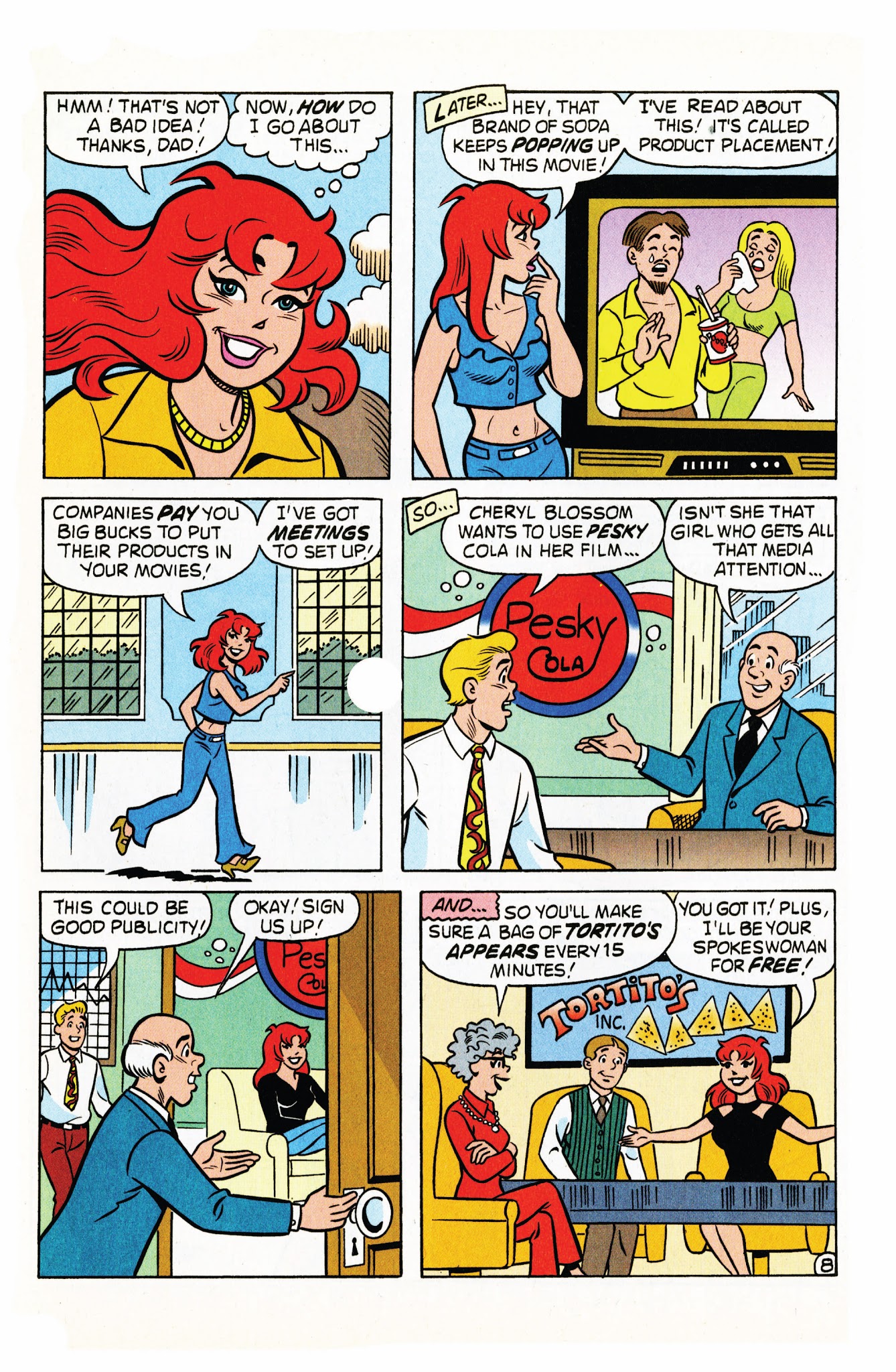 Read online Cheryl Blossom comic -  Issue #6 - 10