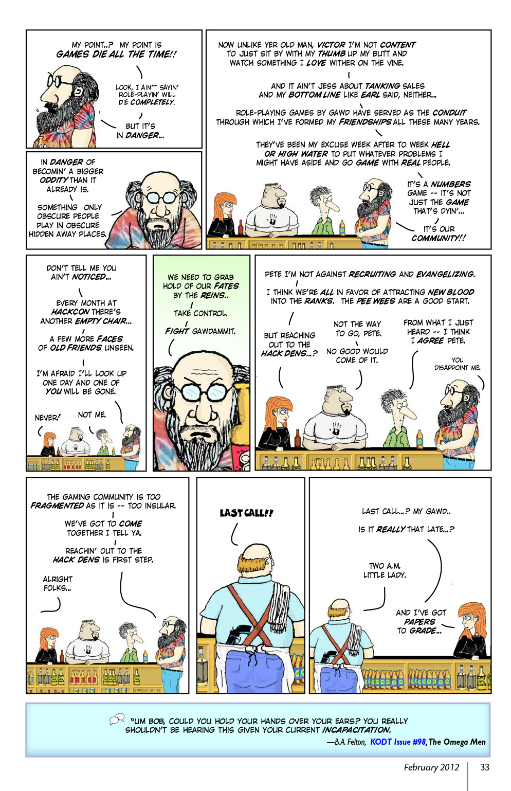 Read online Knights of the Dinner Table comic -  Issue #184 - 35