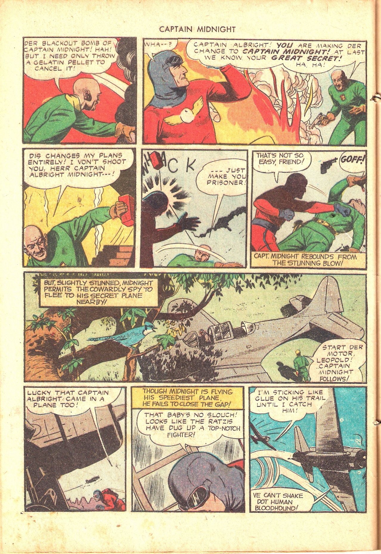 Read online Captain Midnight (1942) comic -  Issue #26 - 28