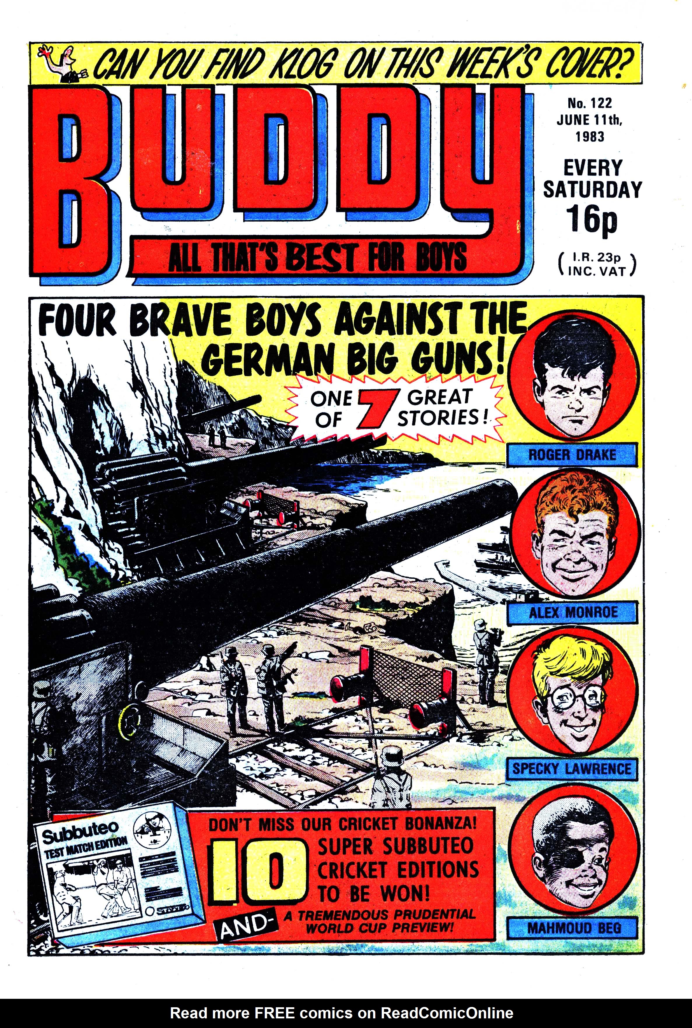 Read online Buddy comic -  Issue #122 - 1