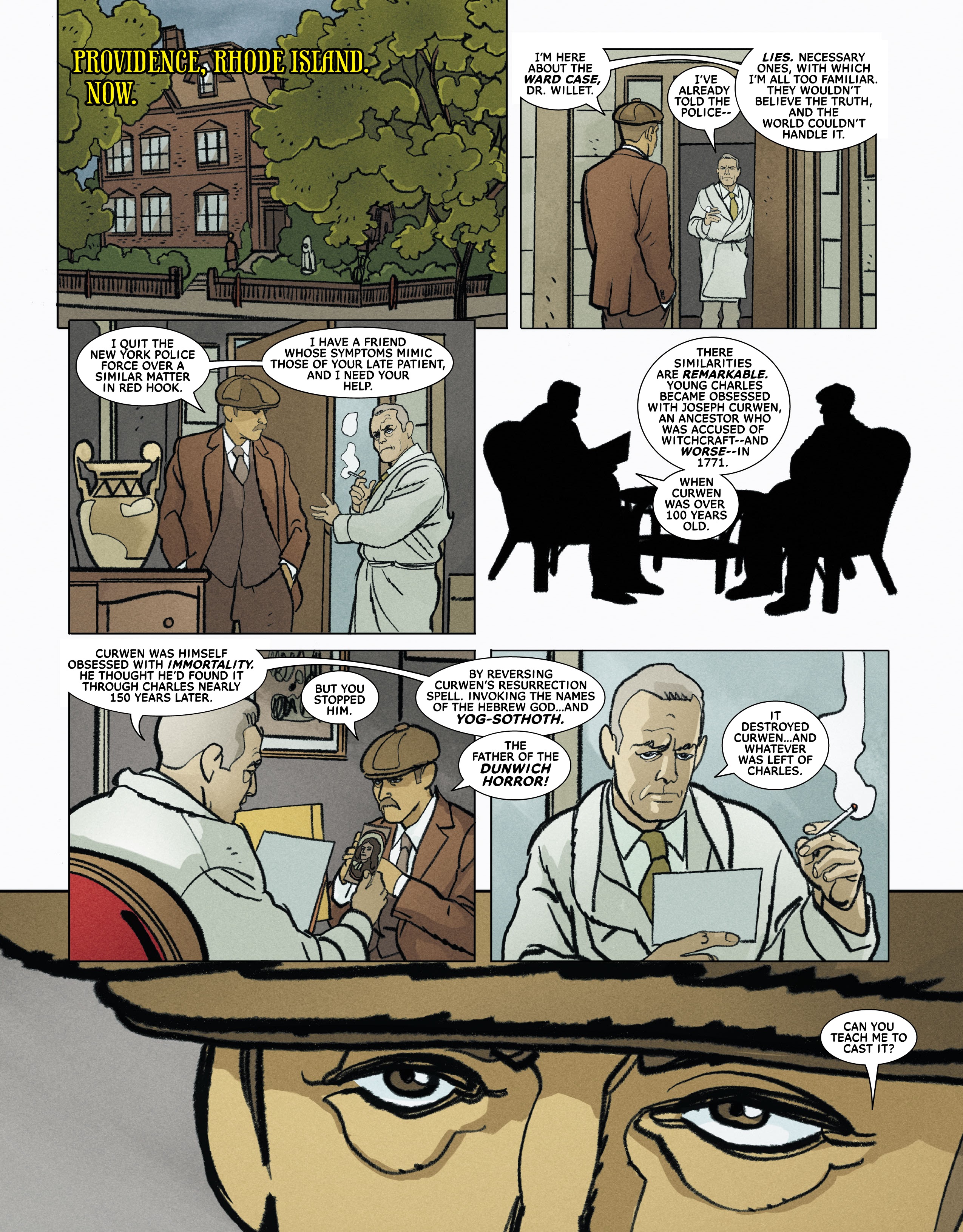 Read online Miskatonic: Even Death May Die comic -  Issue # Full - 24