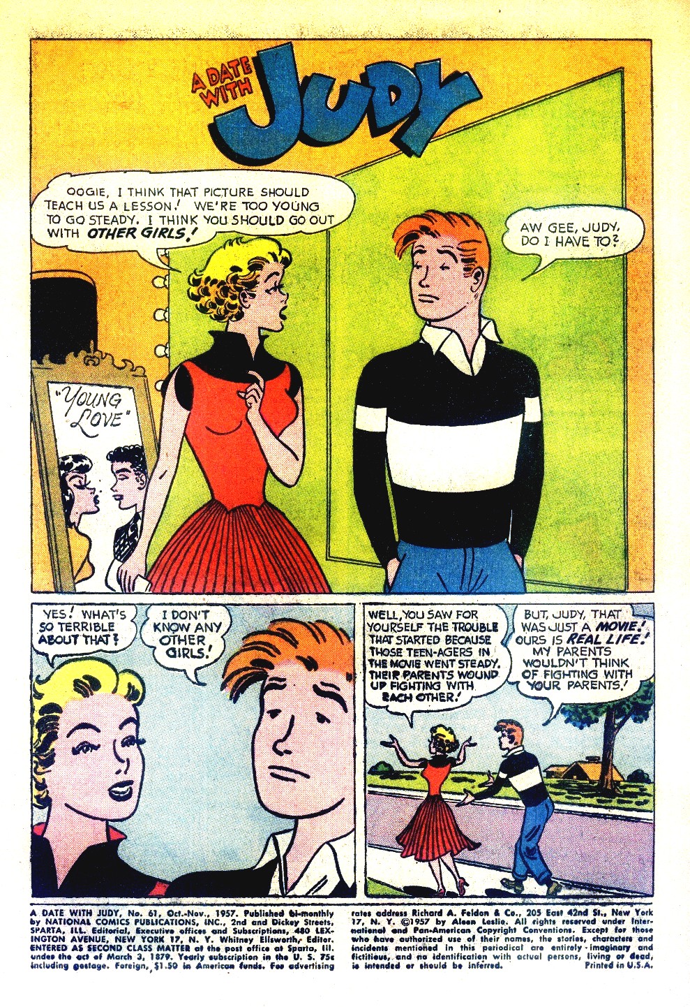 Read online A Date with Judy comic -  Issue #61 - 3