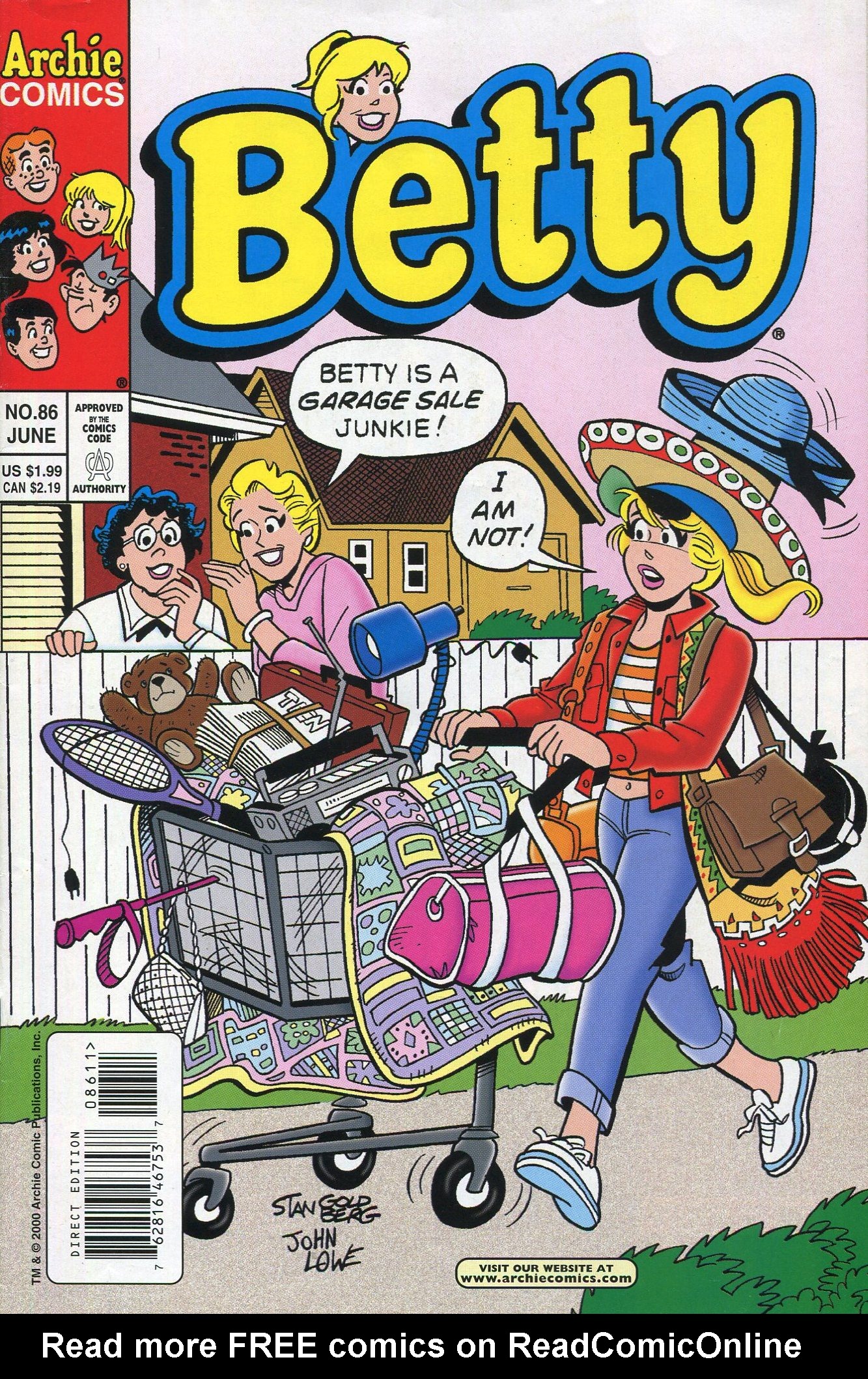 Read online Betty comic -  Issue #86 - 1