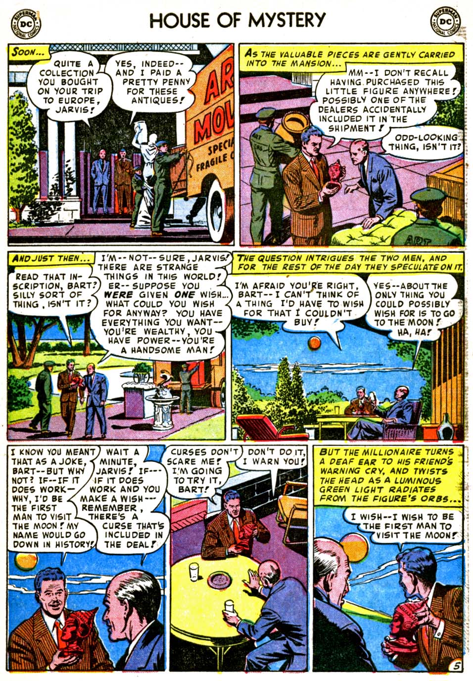 Read online House of Mystery (1951) comic -  Issue #10 - 7