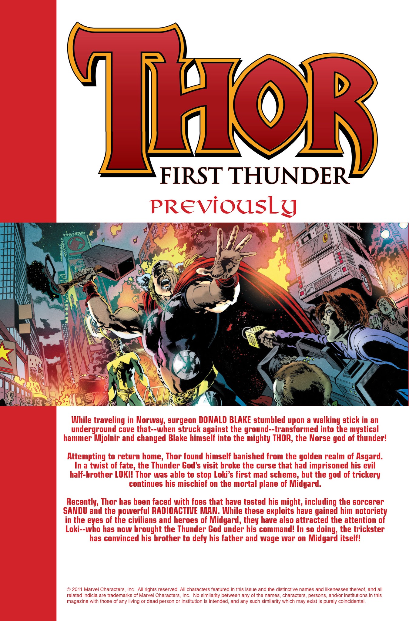 Read online Thor: First Thunder comic -  Issue # _TPB - 110