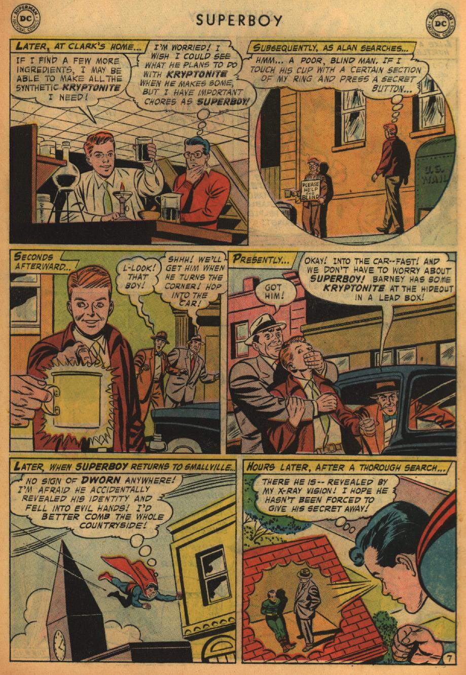 Read online Superboy (1949) comic -  Issue #65 - 8