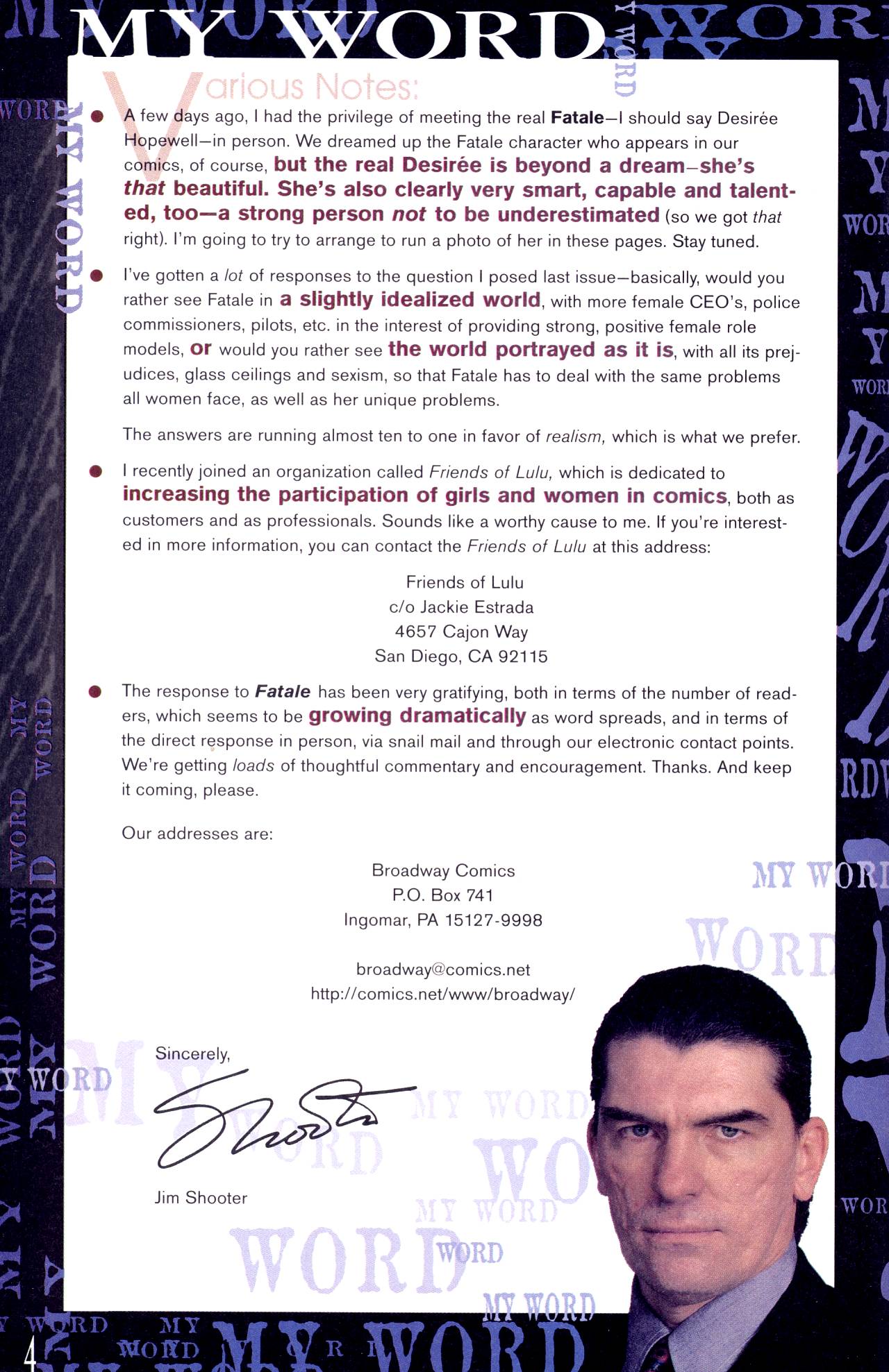 Read online Fatale (1996) comic -  Issue #4 - 3