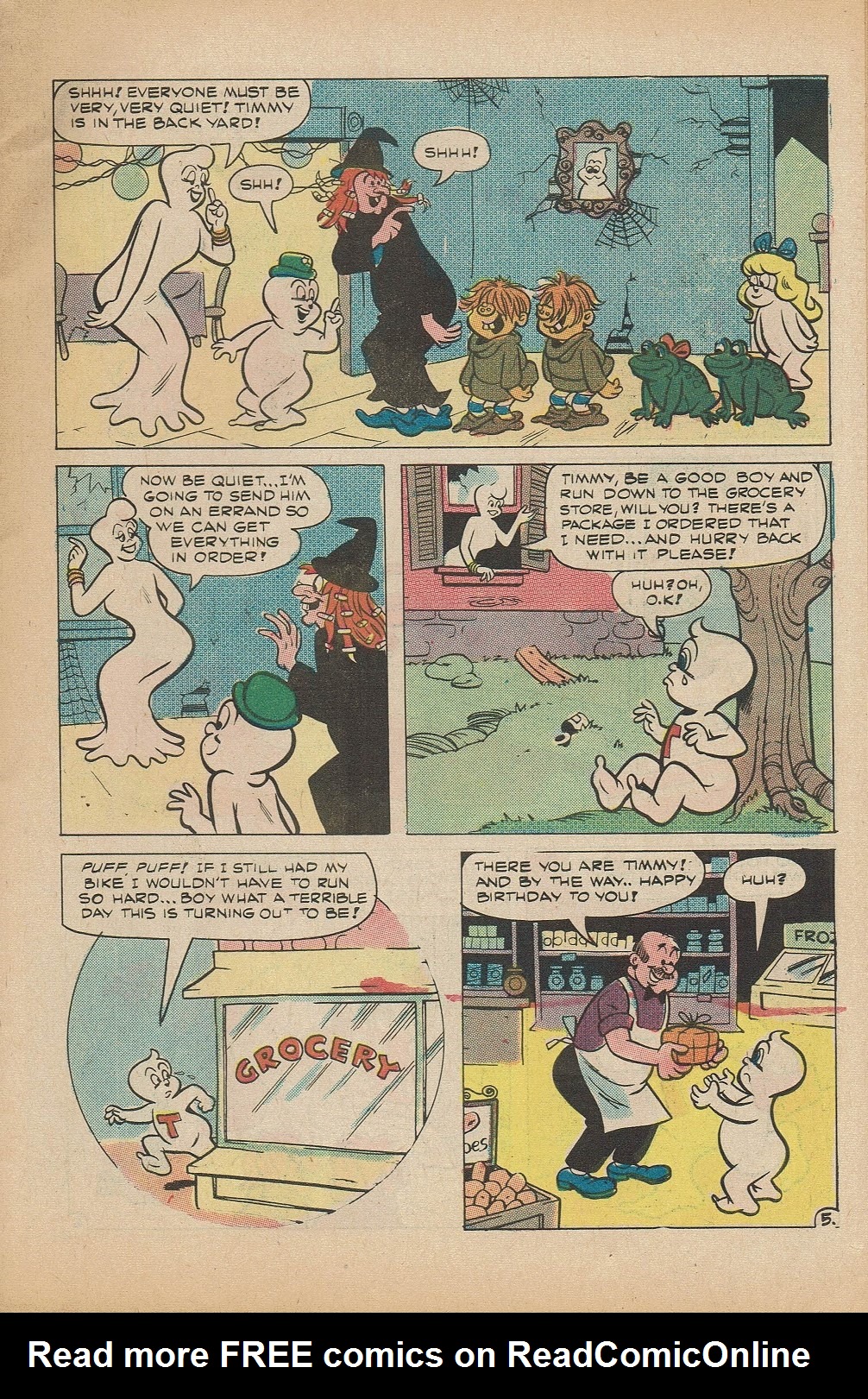 Read online Timmy the Timid Ghost comic -  Issue #5 - 7