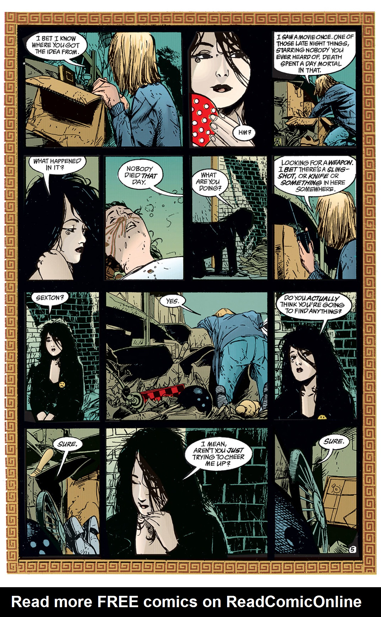 Read online Death: The High Cost of Living comic -  Issue #3 - 7