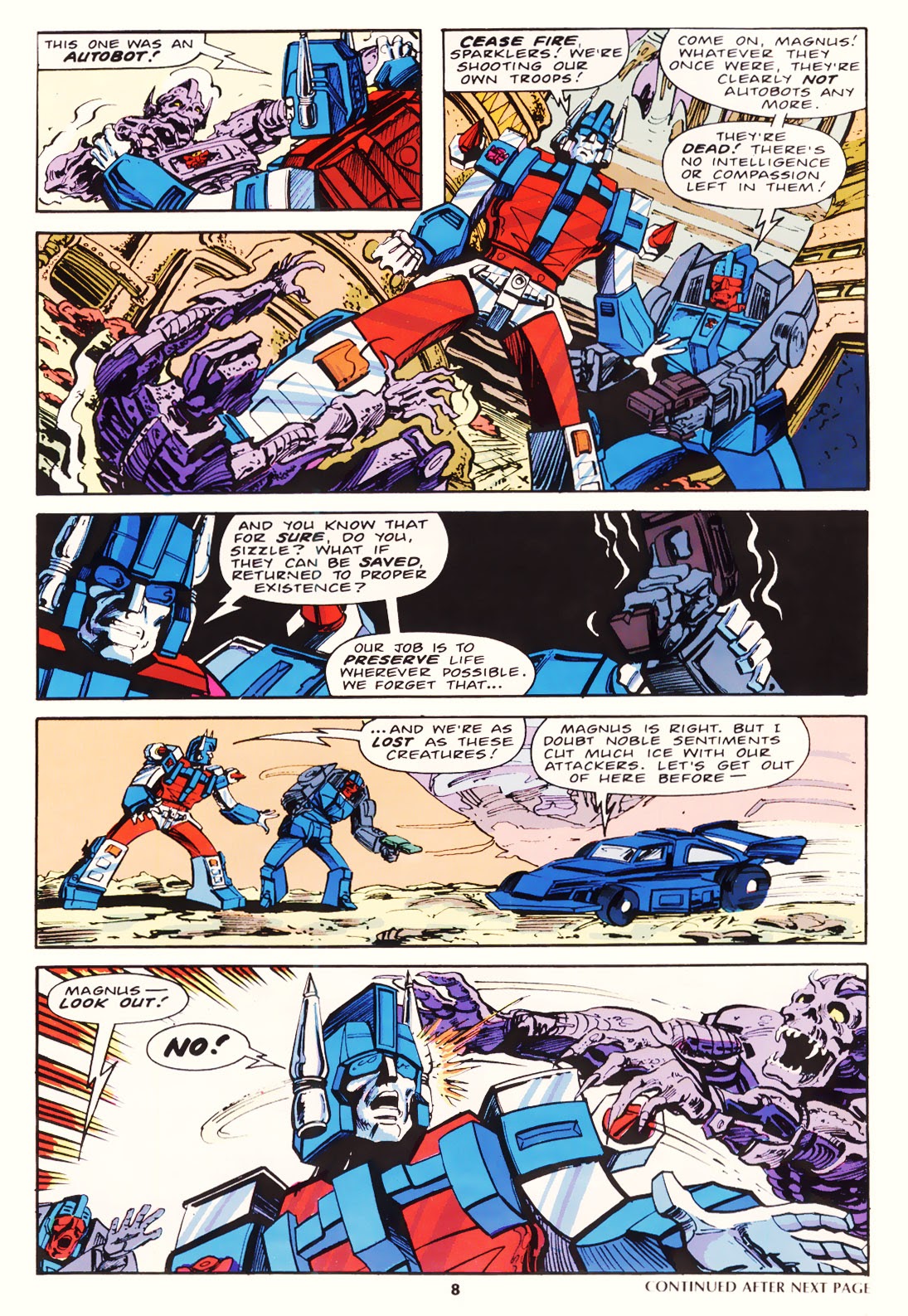 Read online The Transformers (UK) comic -  Issue #165 - 8