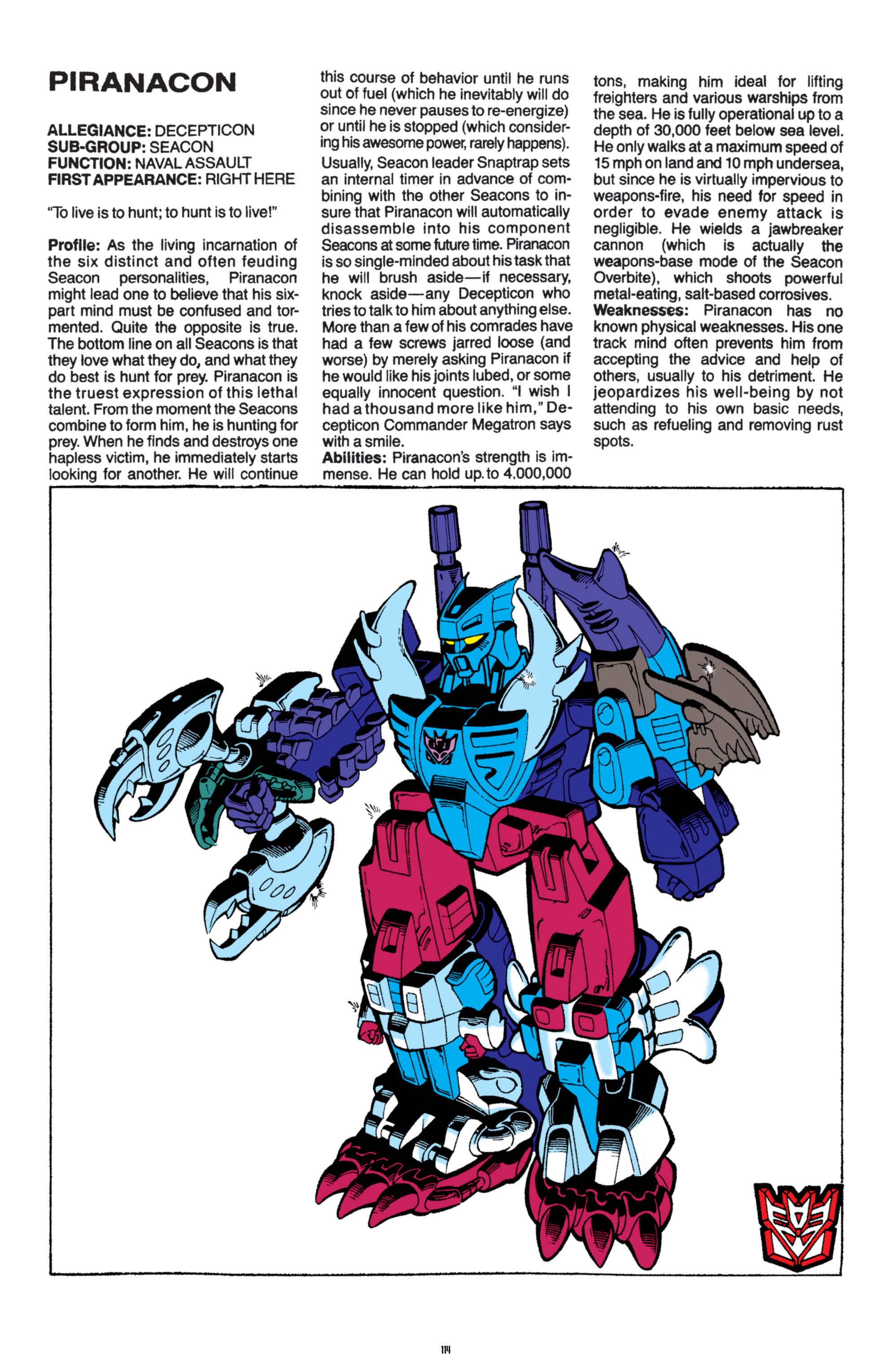 Read online The Transformers Classics comic -  Issue # TPB 8 - 113