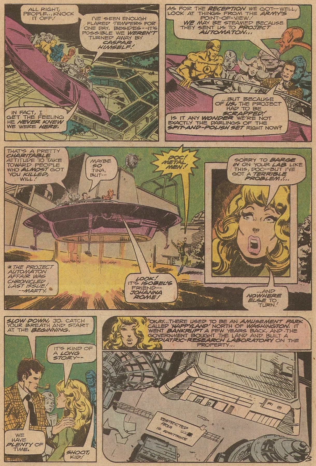 Read online Metal Men (1963) comic -  Issue #52 - 5